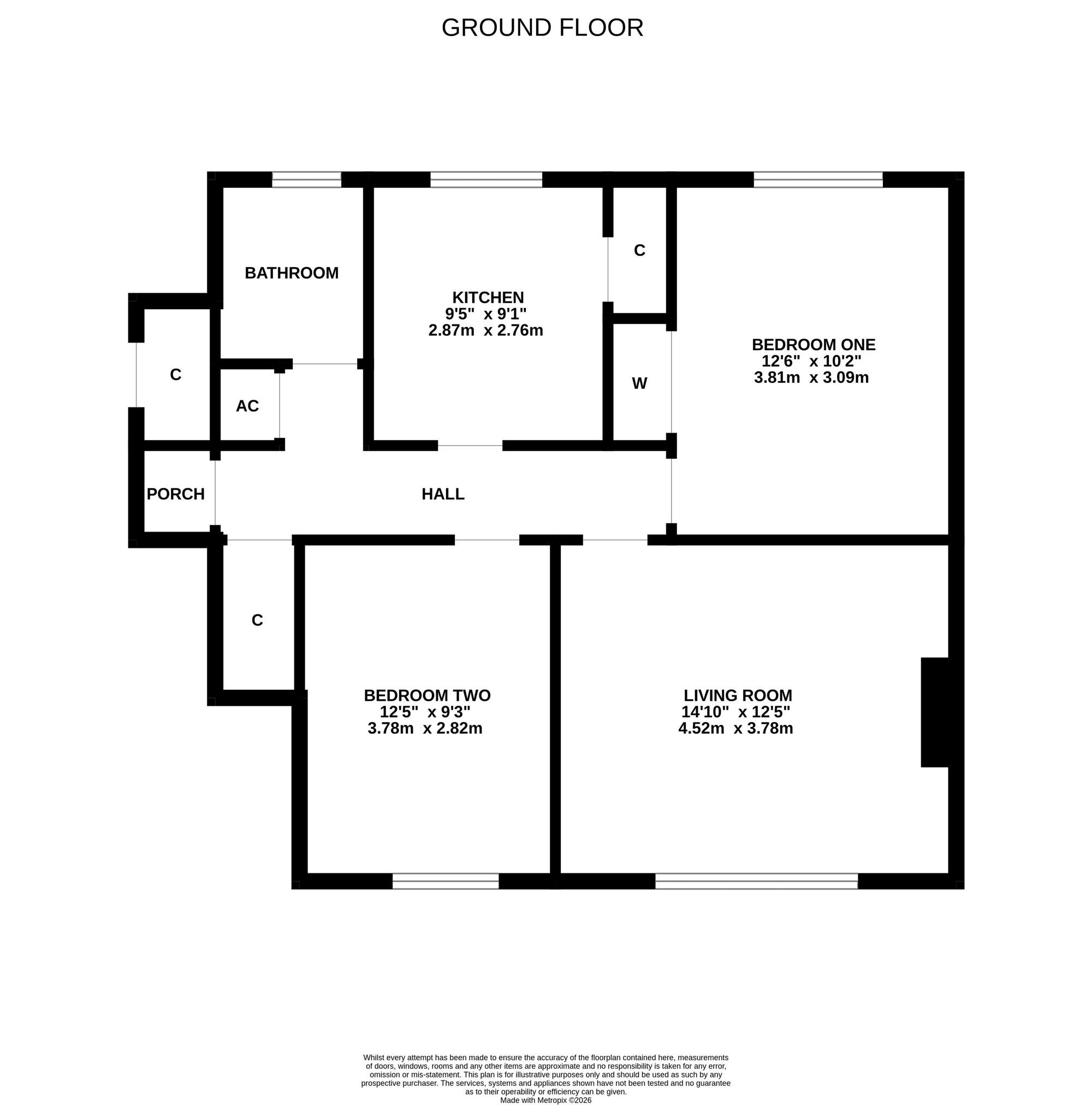 18 Whittington Close, Southampton floorplan