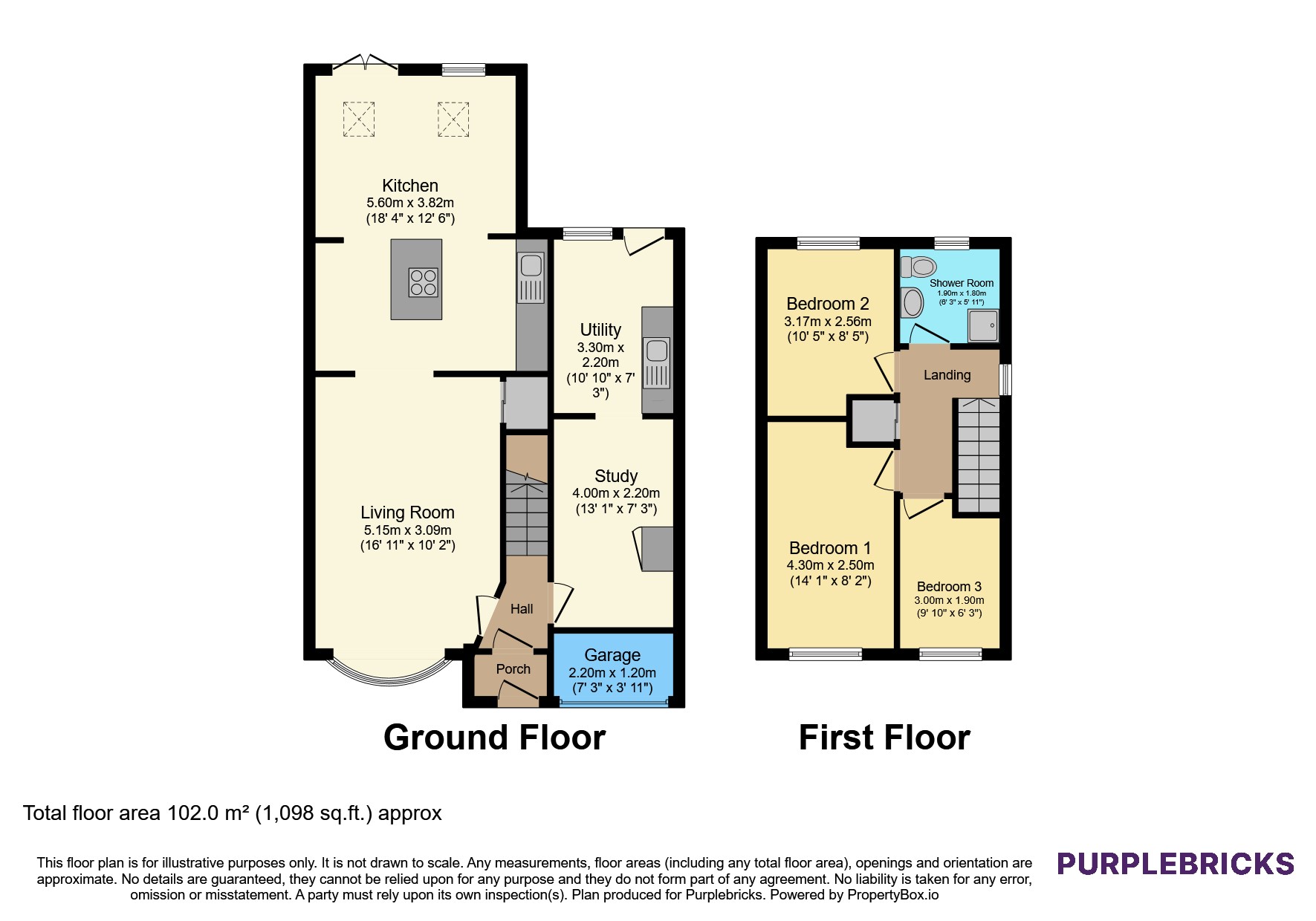 61, Abbeyfield Road, Wolverhampton floorplan