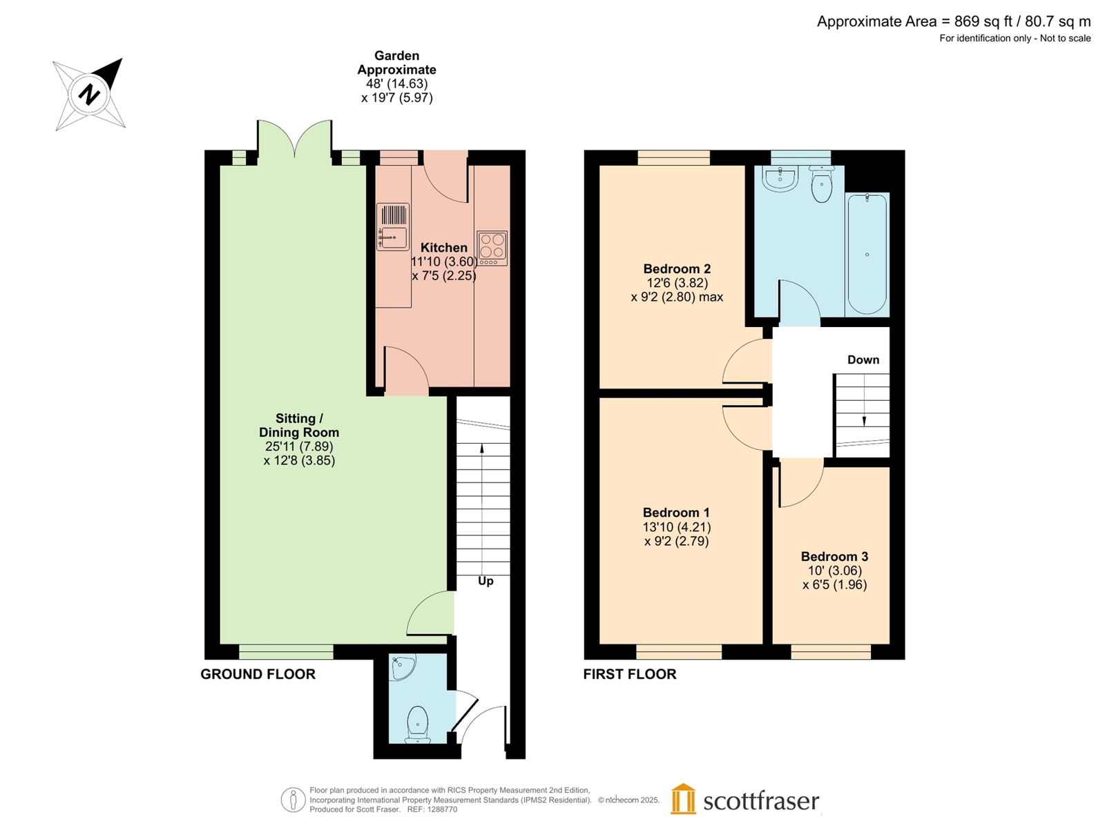 48, Binswood Avenue, Oxford floorplan