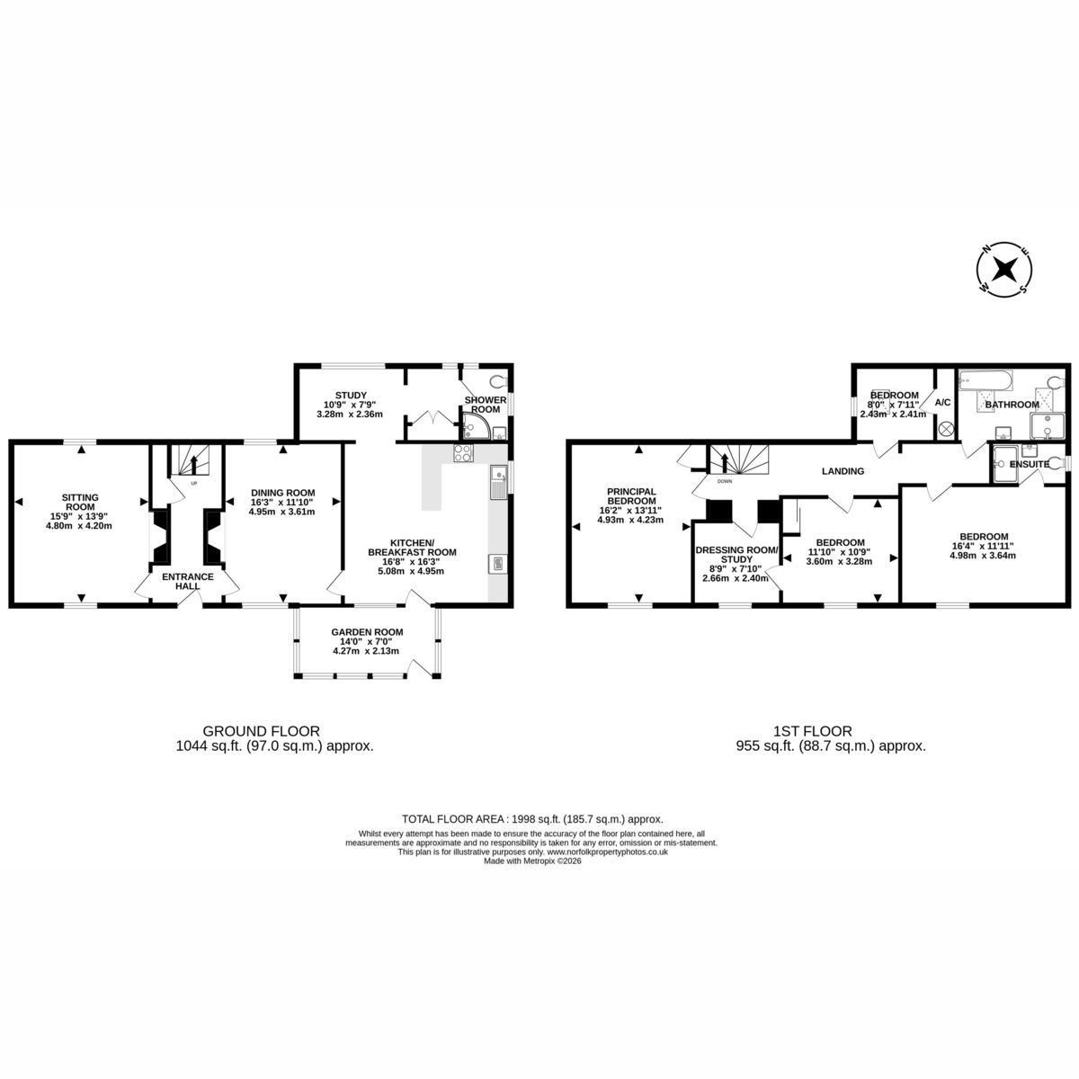 Brick Kiln Farm, Manor Road, North Walsham floorplan
