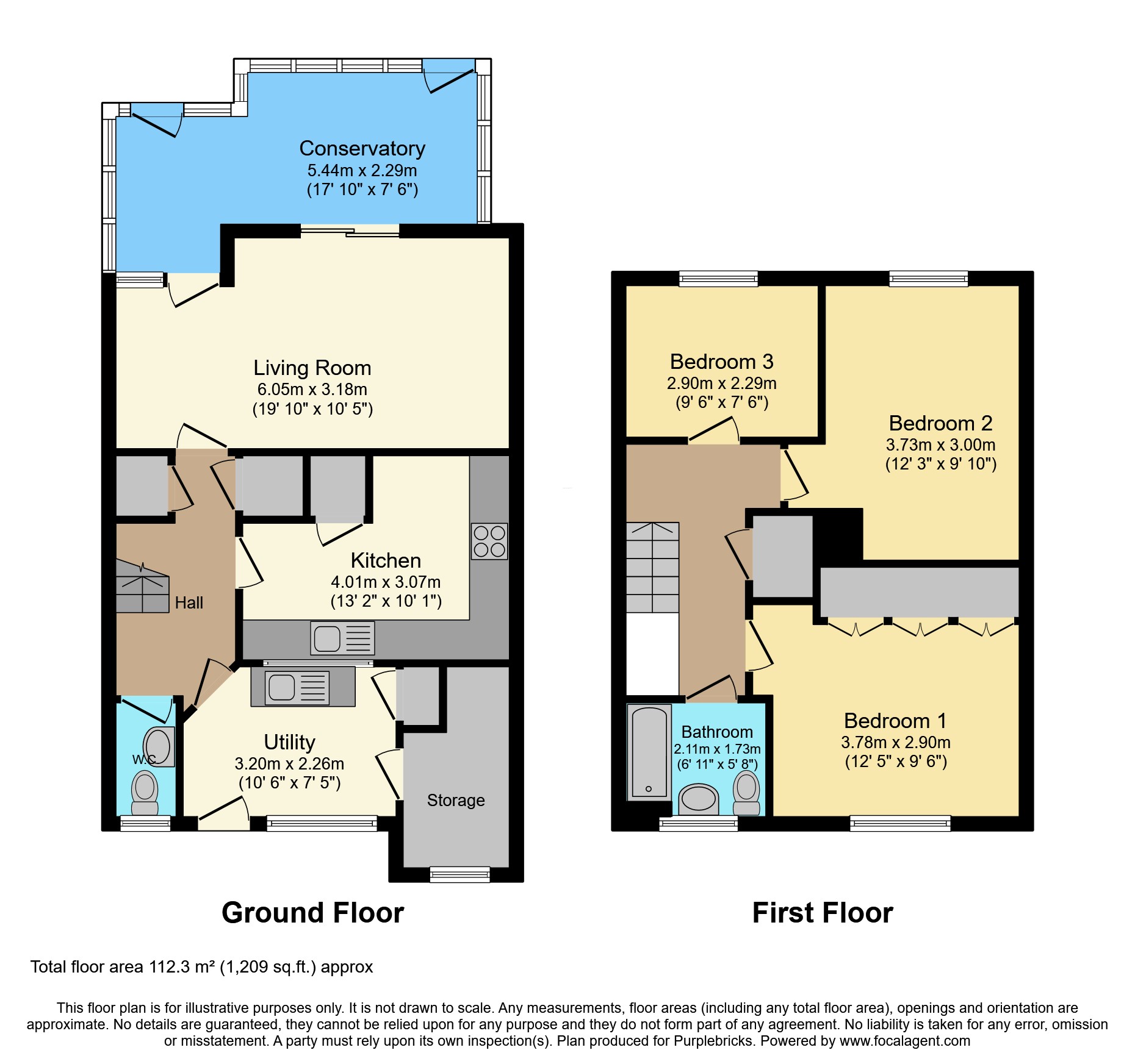 24, Coach Road, Exeter floorplan