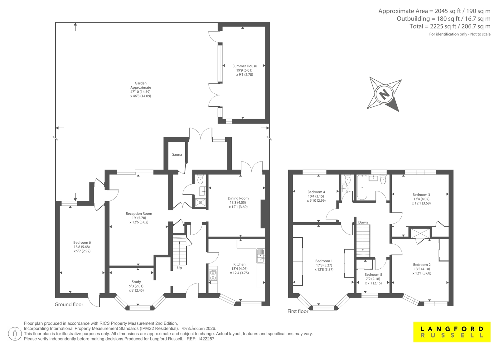 4, Cornwall Drive, Orpington floorplan