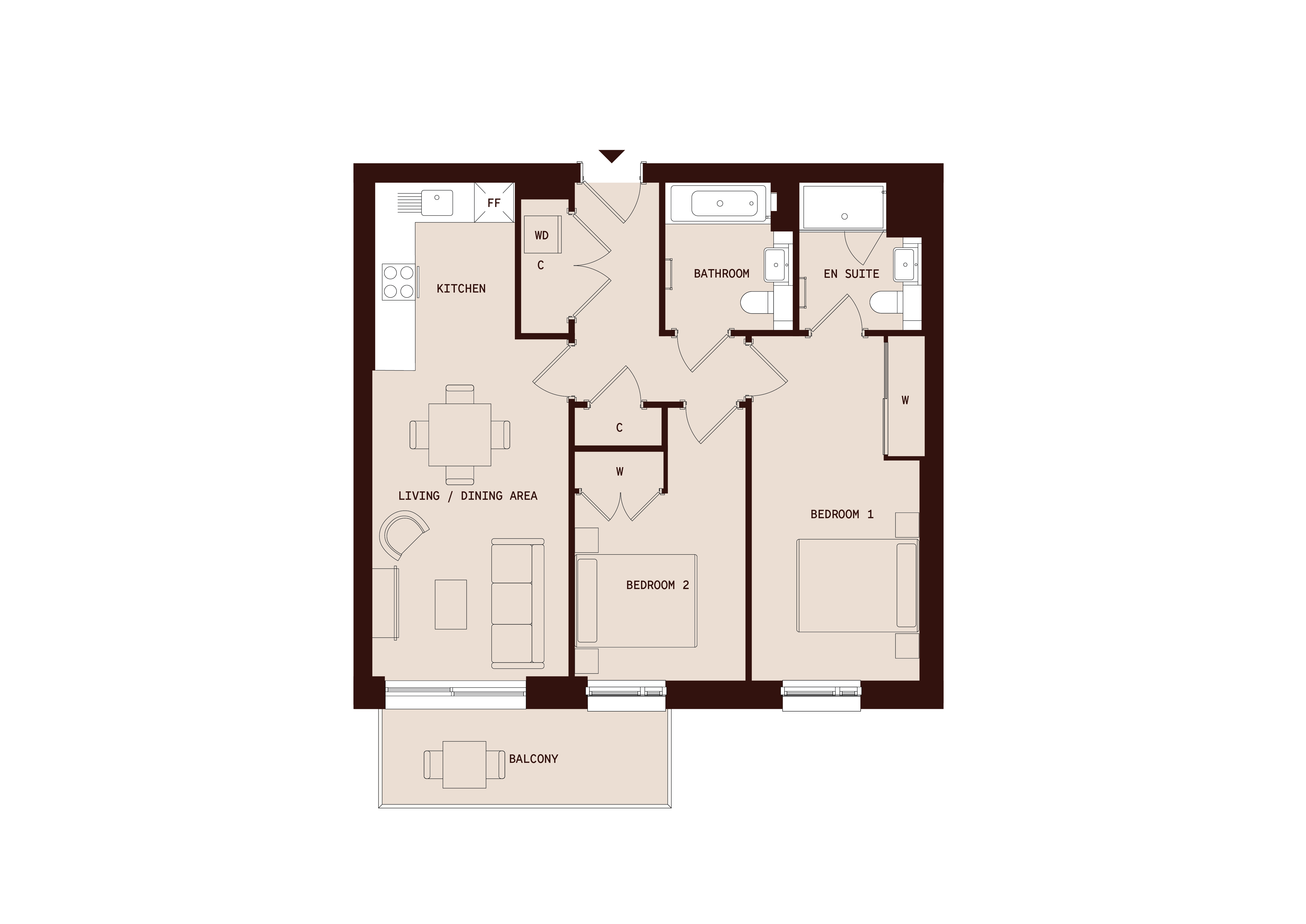 19 Beaufort Square, Colindale floorplan