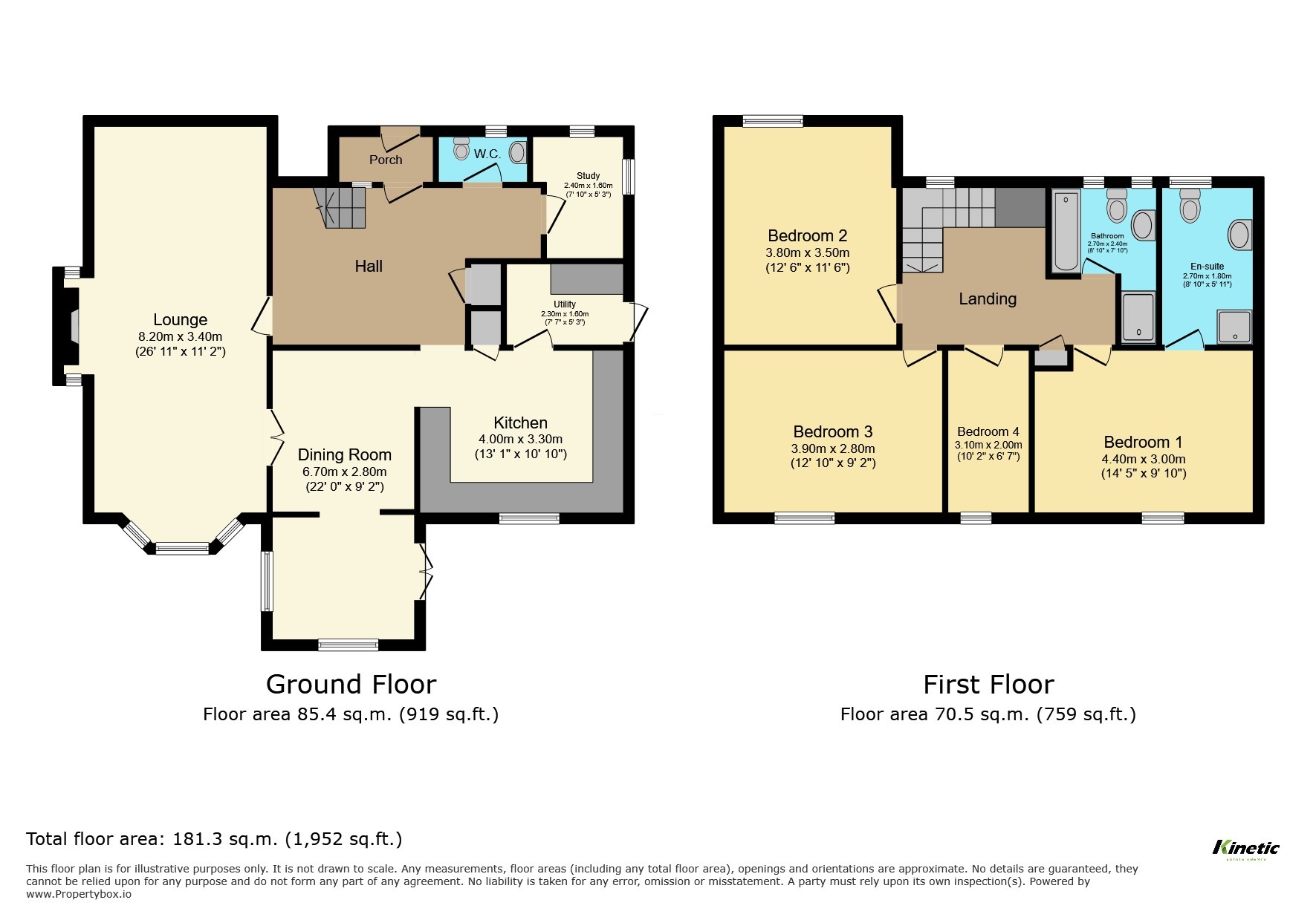9, Eleanor Close, Lincoln floorplan