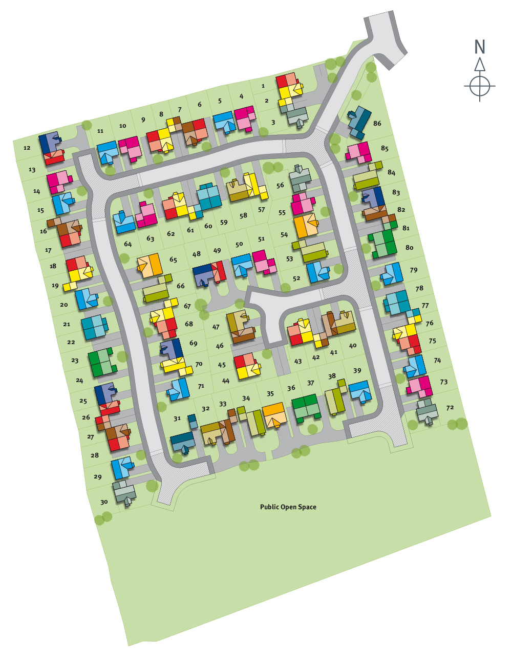 "Woodford" at Hutton Road, Middlesbrough TS4, 3 bedroom semidetached