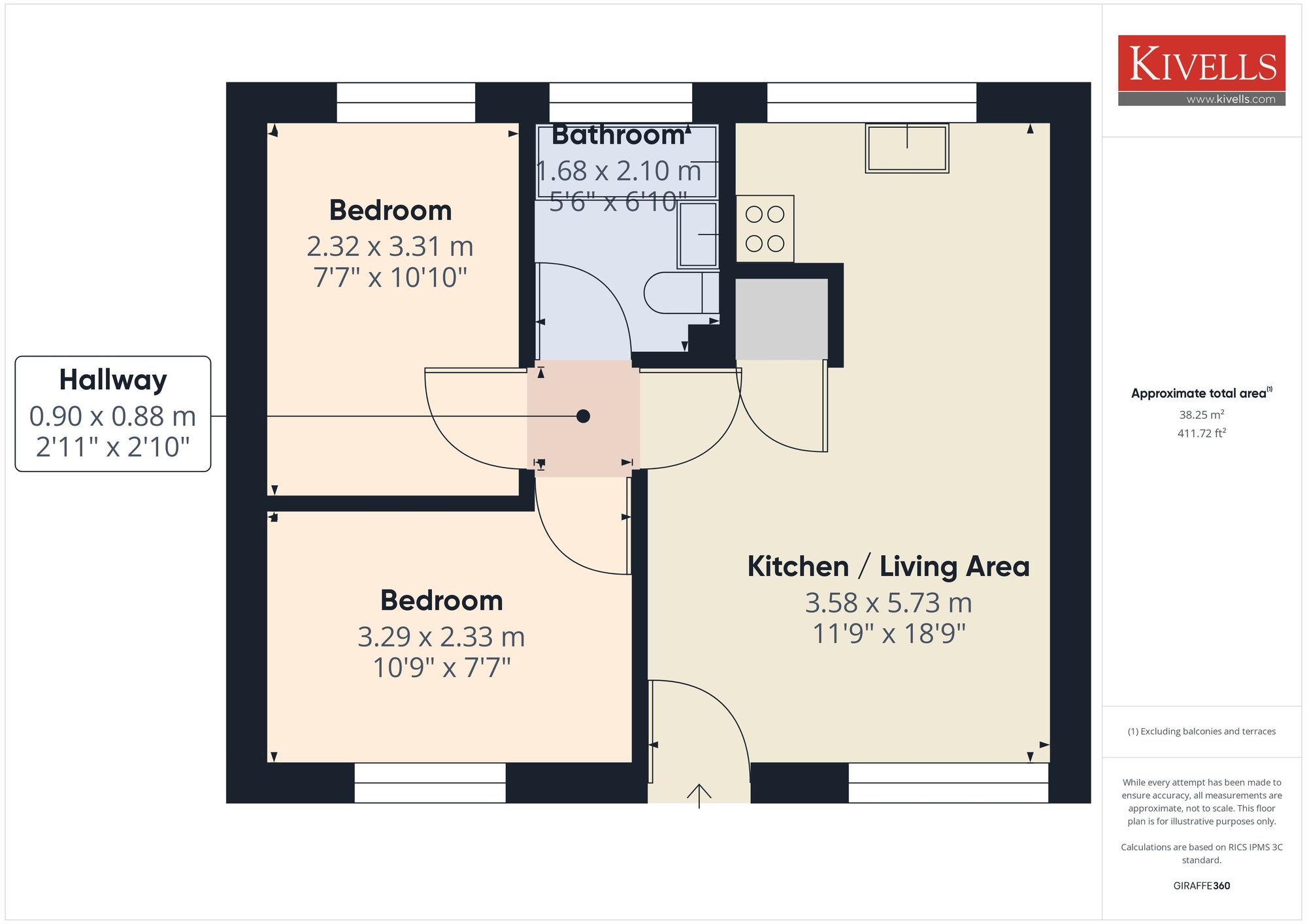55, Widemouth Bay Holiday Village, Bude, EX23 floorplan