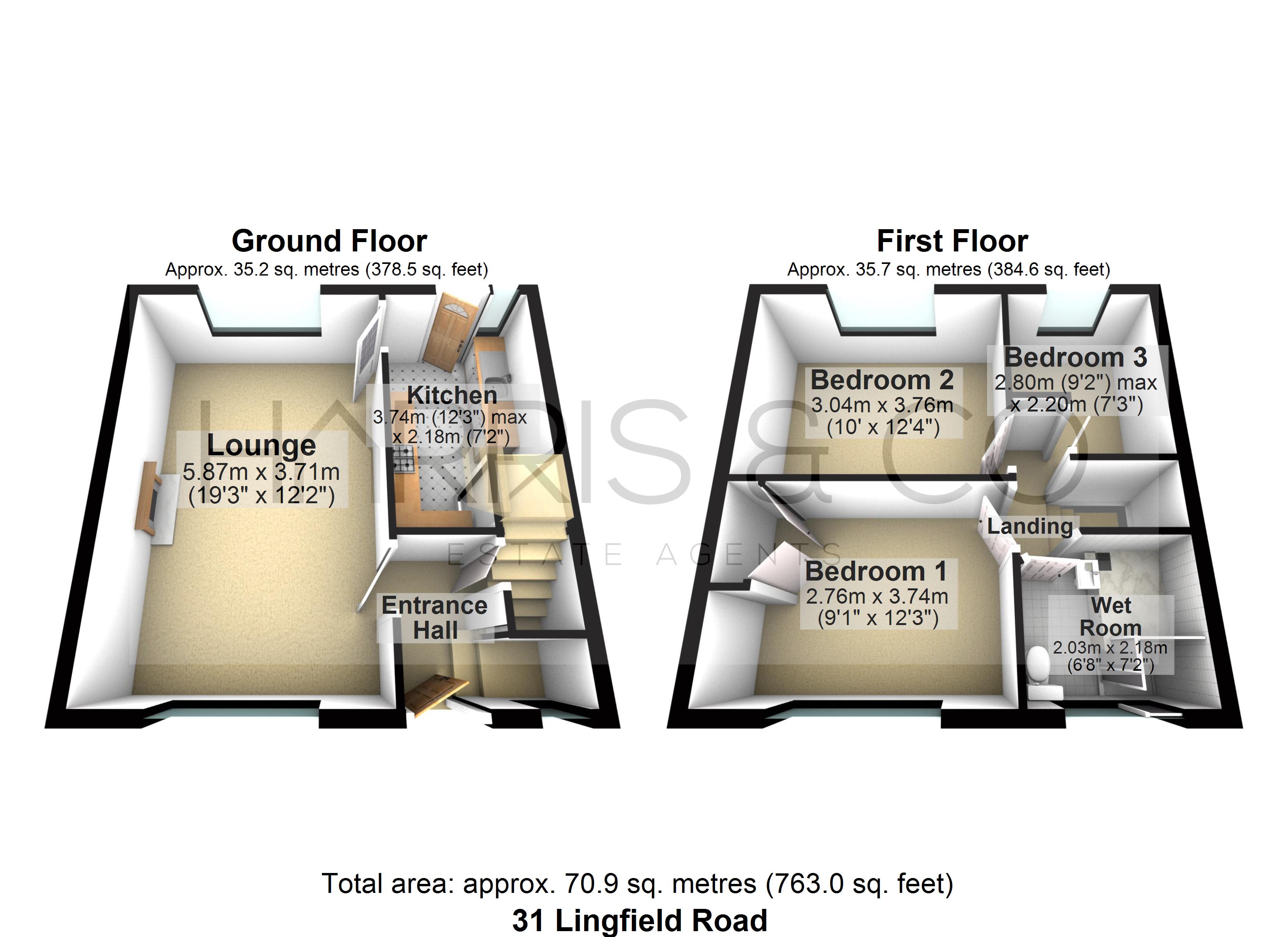 31, Lingfield Road, Lancashire floorplan