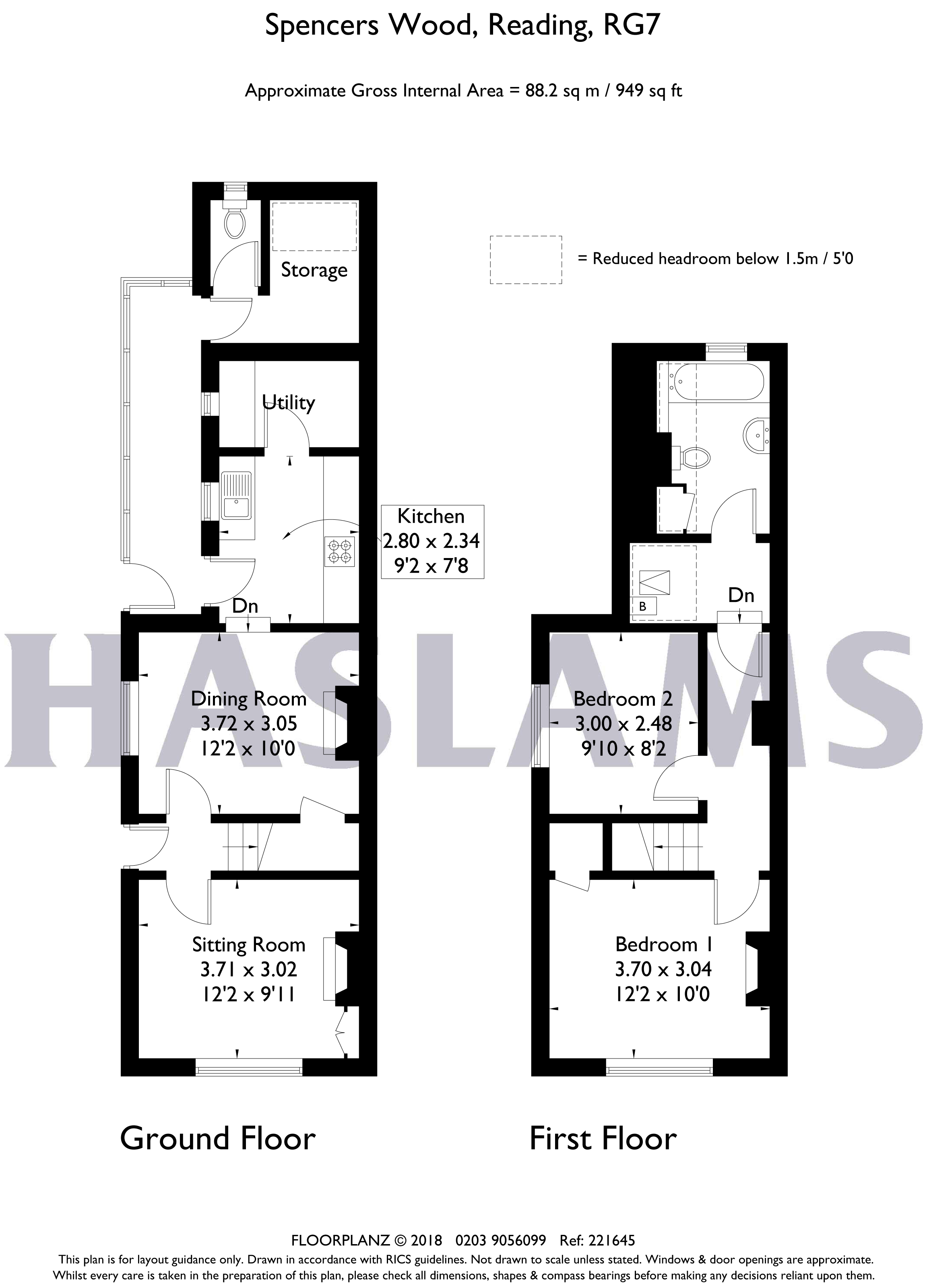 2 Bedrooms Semi-detached house to rent in The Square, Spencers Wood, Reading RG7