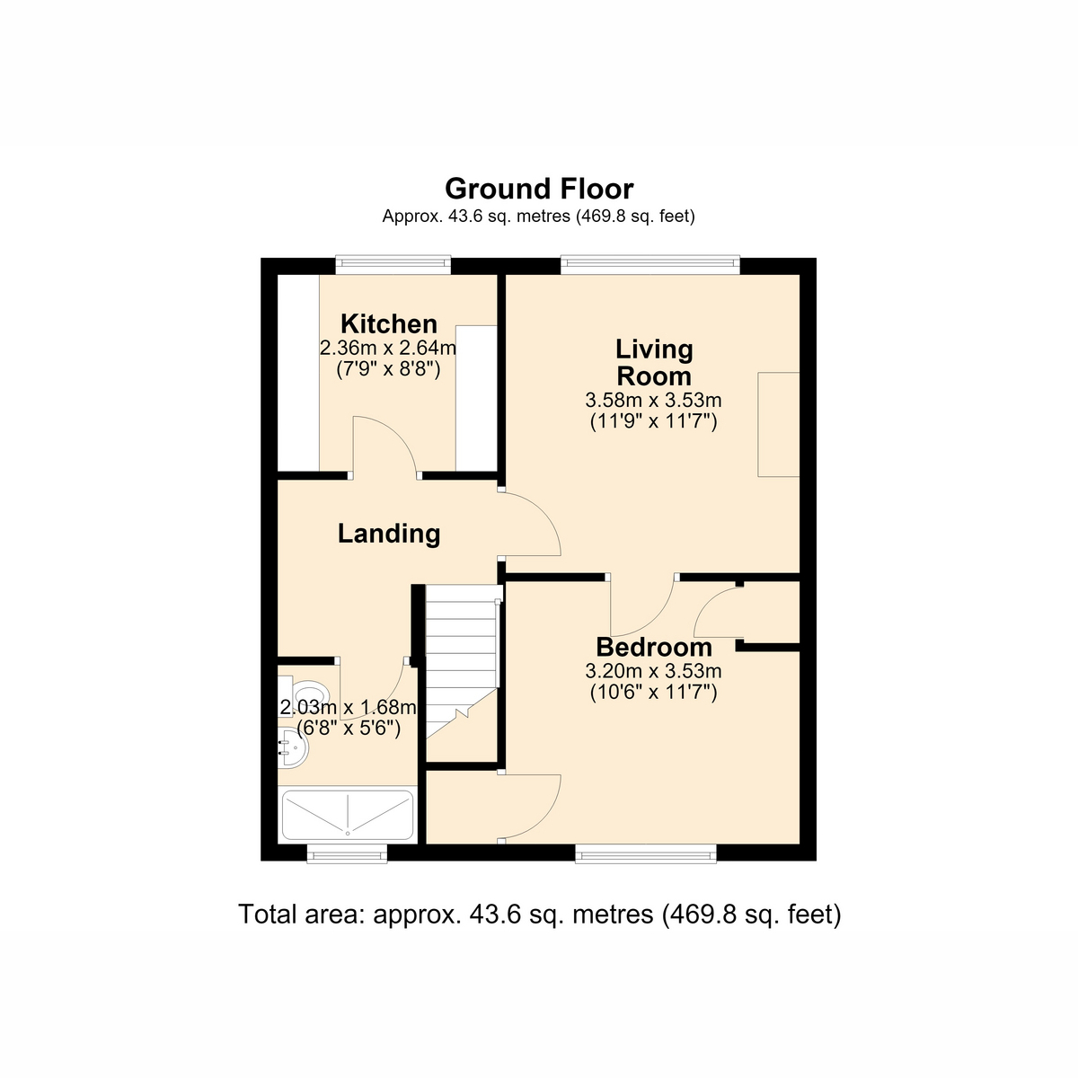 16, Uxbridge Drive, Plymouth floorplan