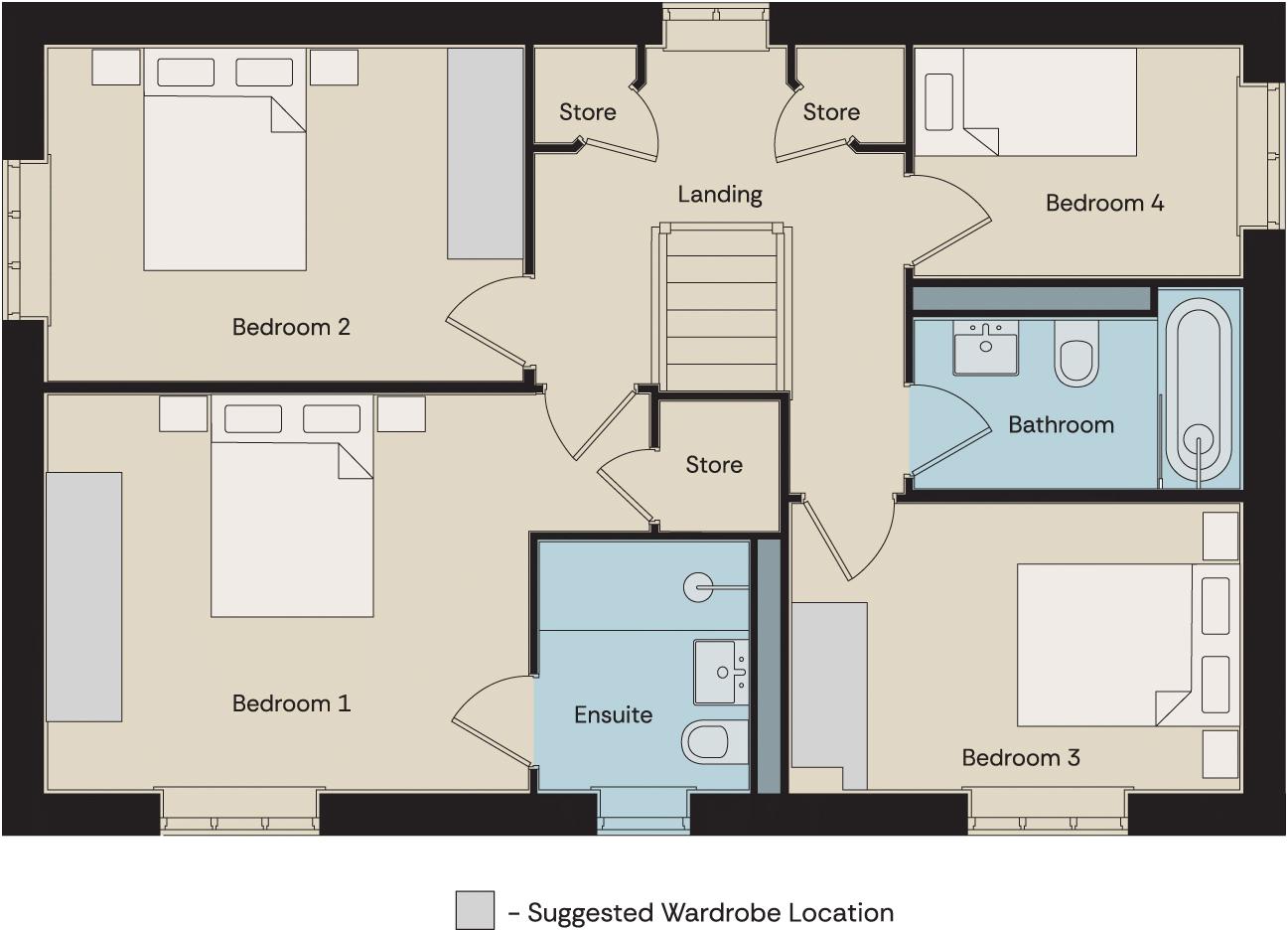 Plot 86 Thorndale V2, Stallingborough Road, Immingham floorplan