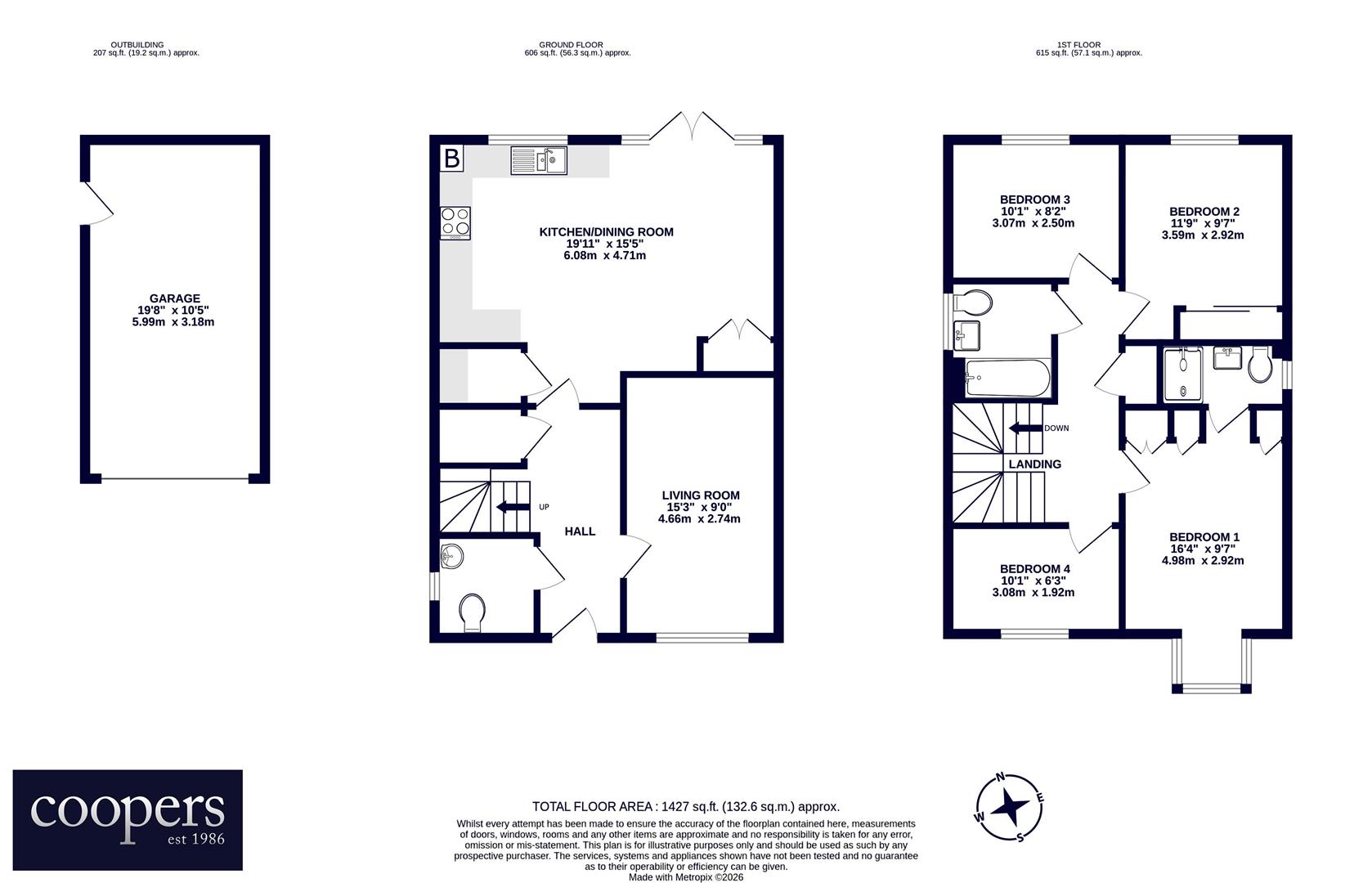 11, Deblin Drive, Uxbridge floorplan