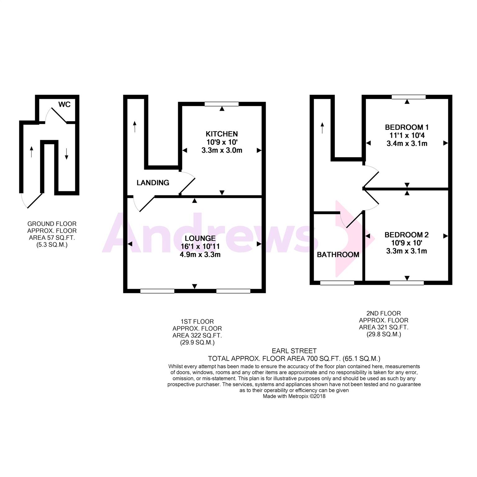 2 Bedrooms Flat for sale in Earl Street, Hastings, East Sussex TN34