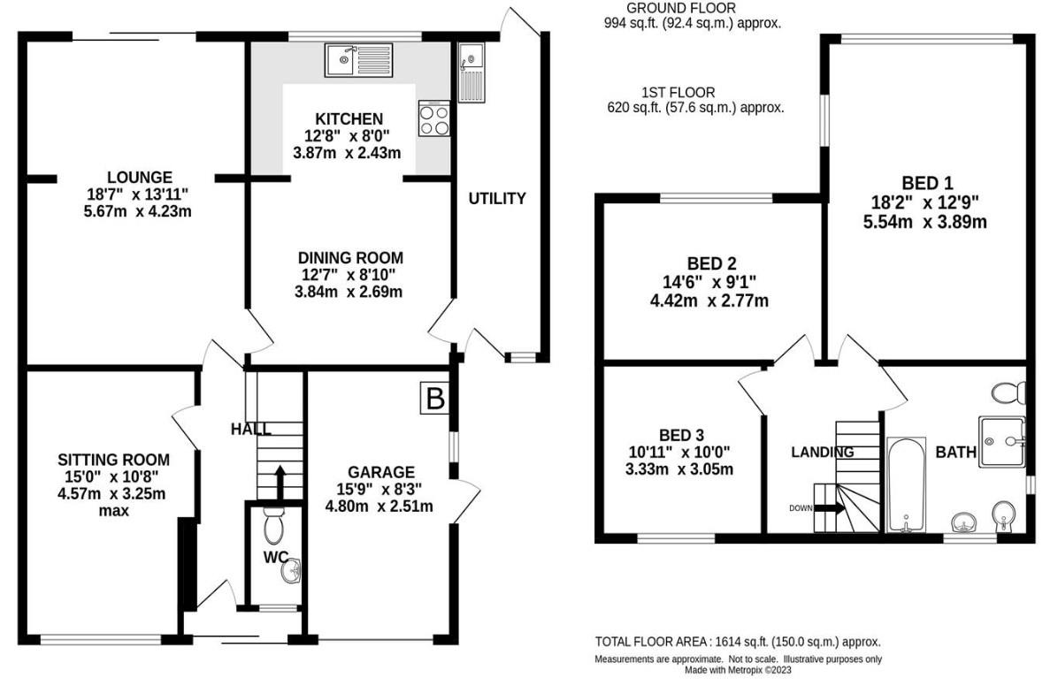 27, Melrose Crescent, Altrincham floorplan