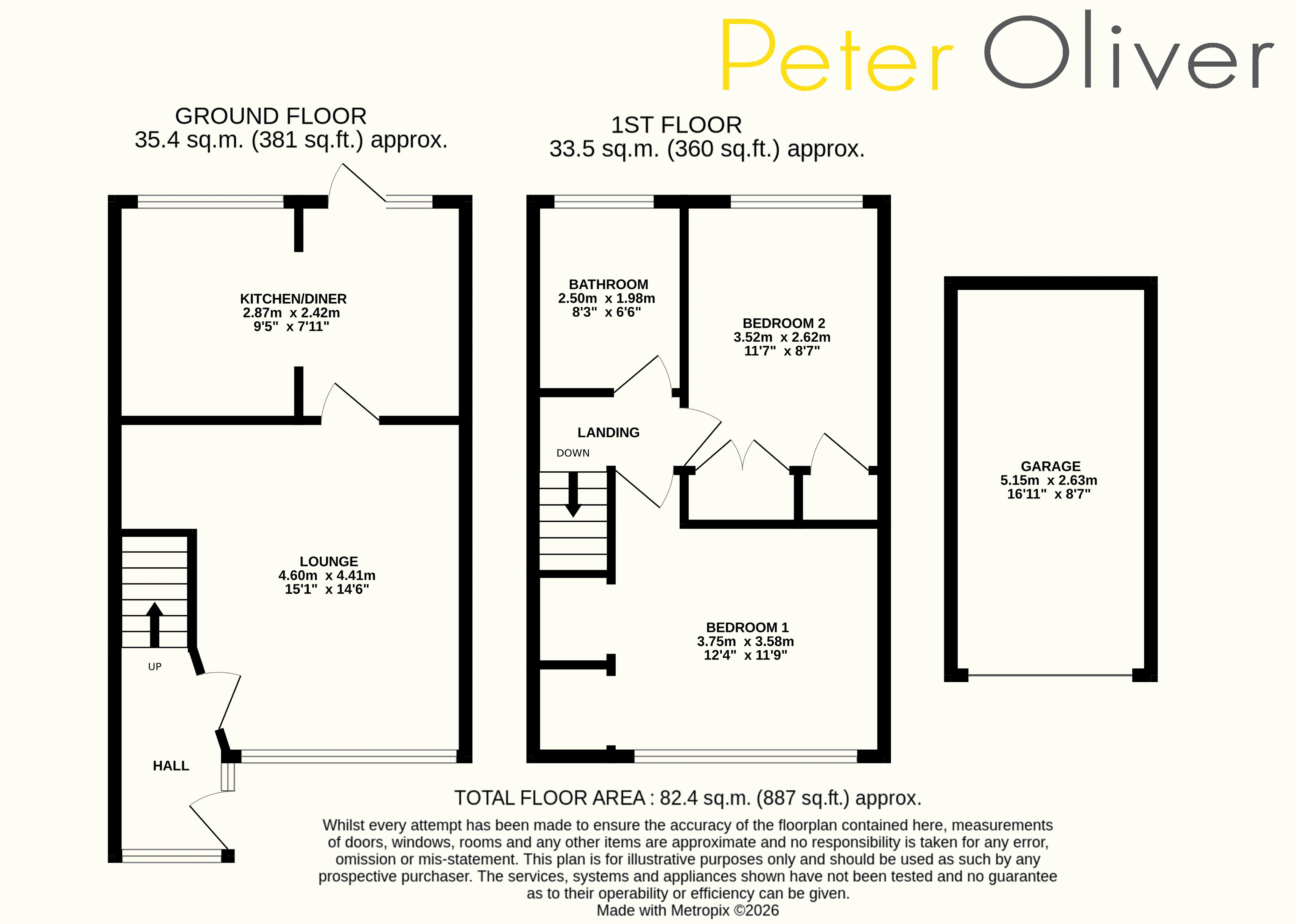 Roseville, South Street, Crowborough floorplan