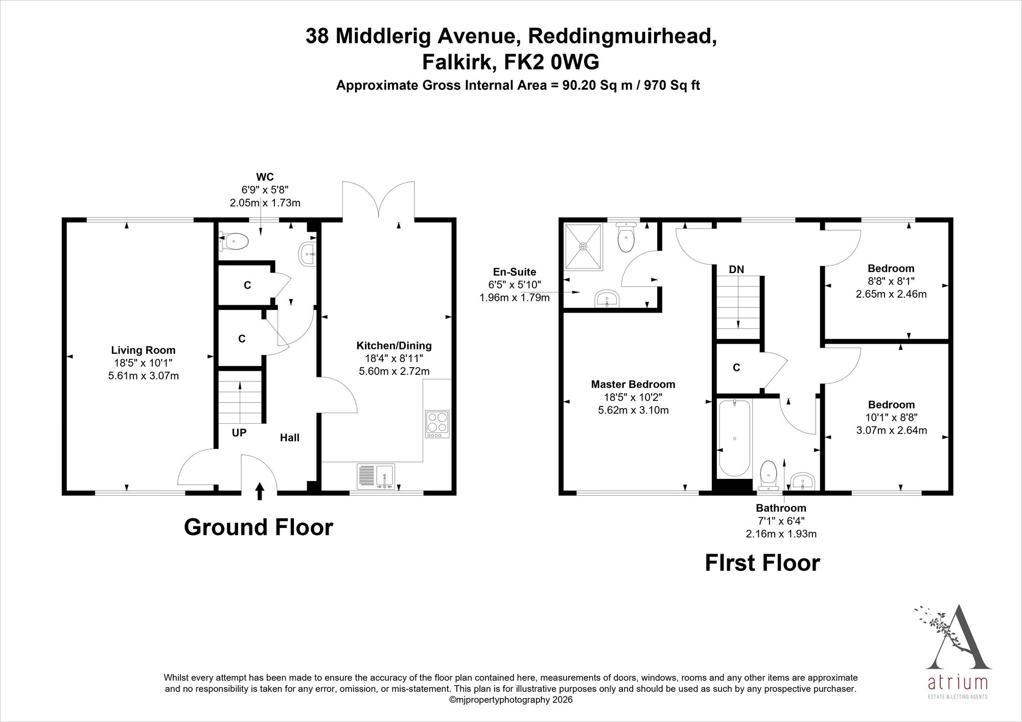 38 Middlerig Avenue, Falkirk floorplan