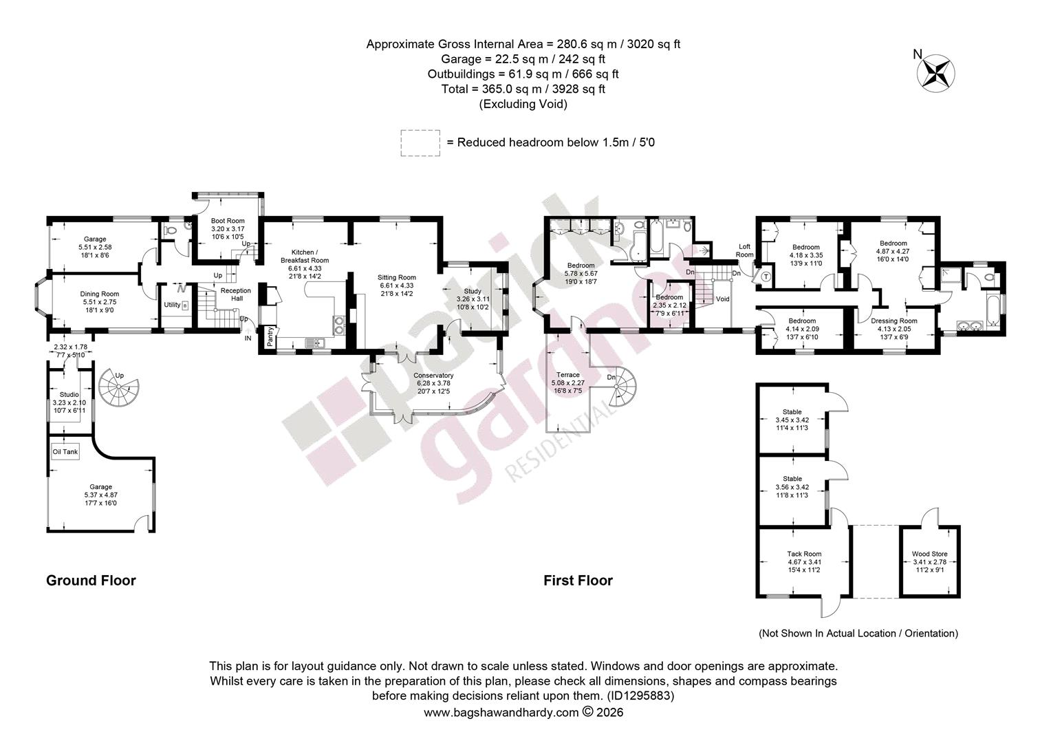 Phoenice Park Cottage, Chapel Lane, Great Bookham floorplan