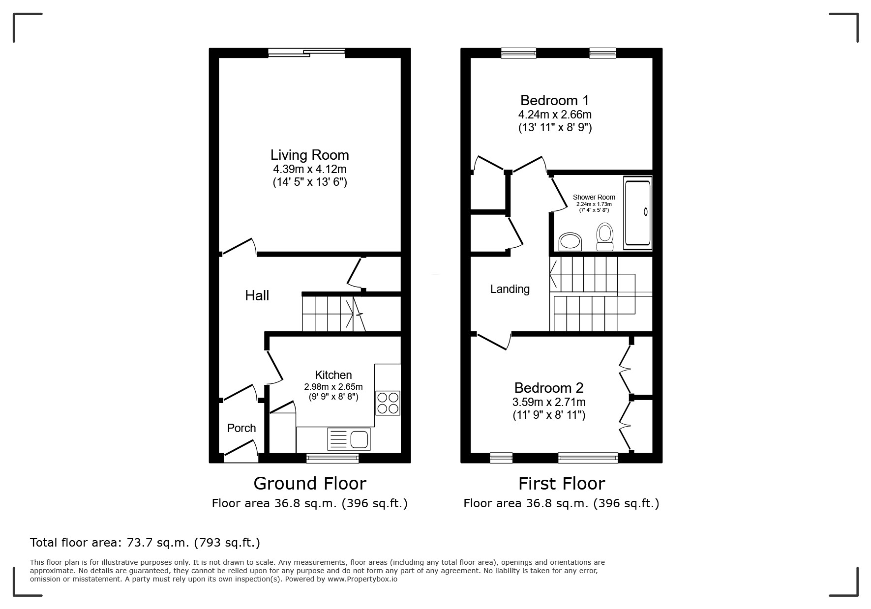 8, Bamff Court, Alyth floorplan