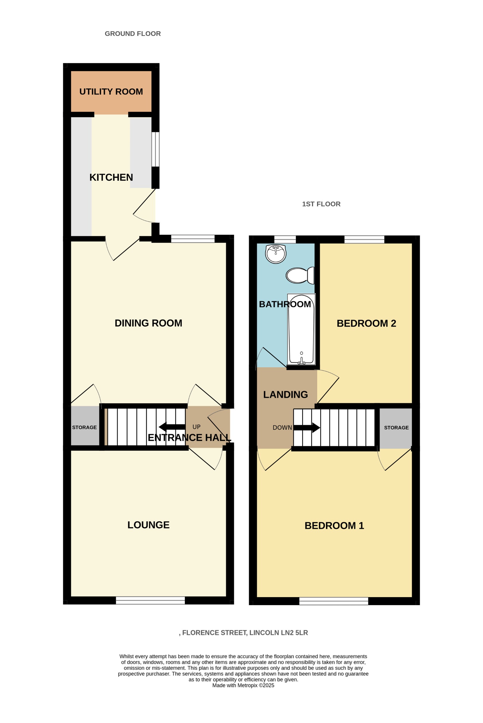43, Florence Street, Lincoln floorplan