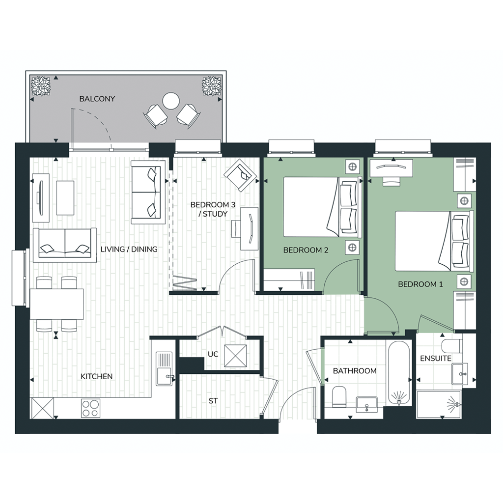 H871963, Lapidge Drive, London floorplan