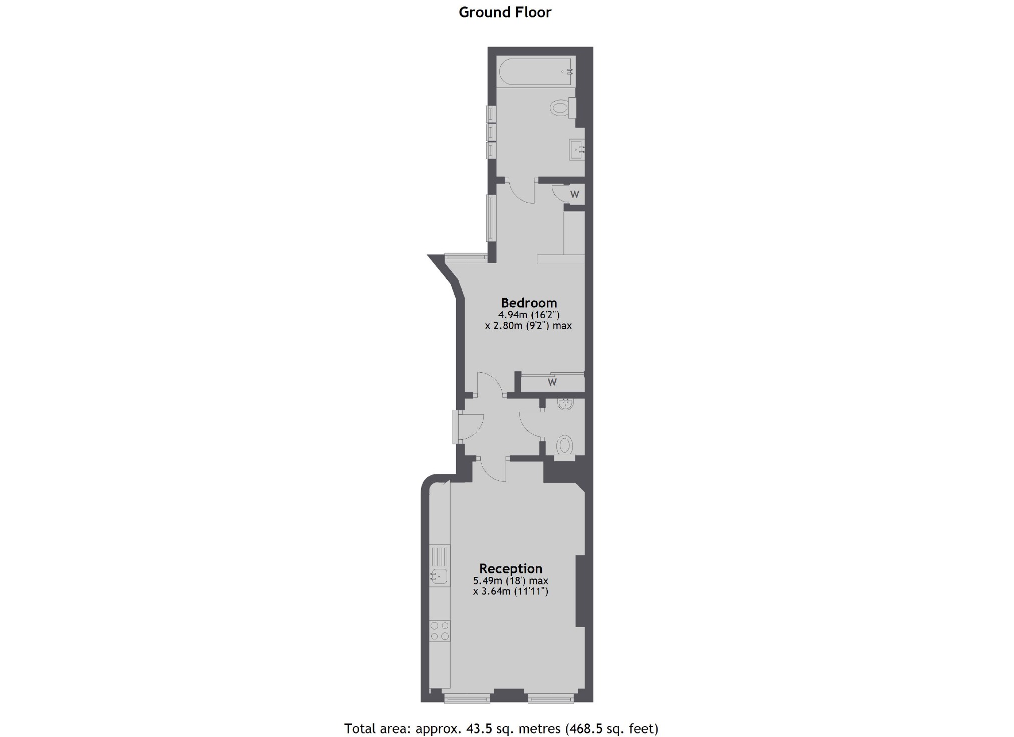 Guilford Street, London floorplan