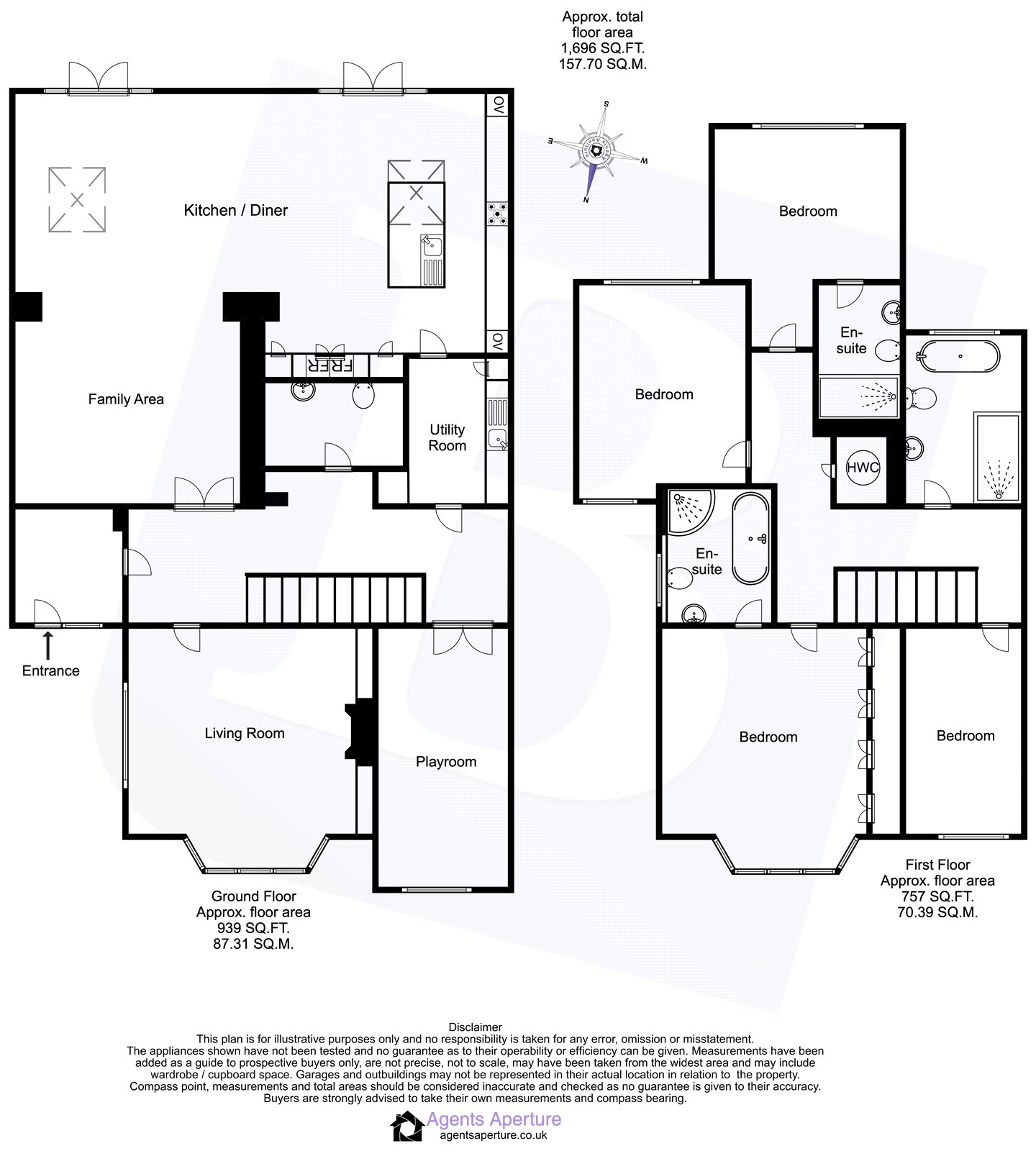 64, Springfield Gardens, Upminster floorplan