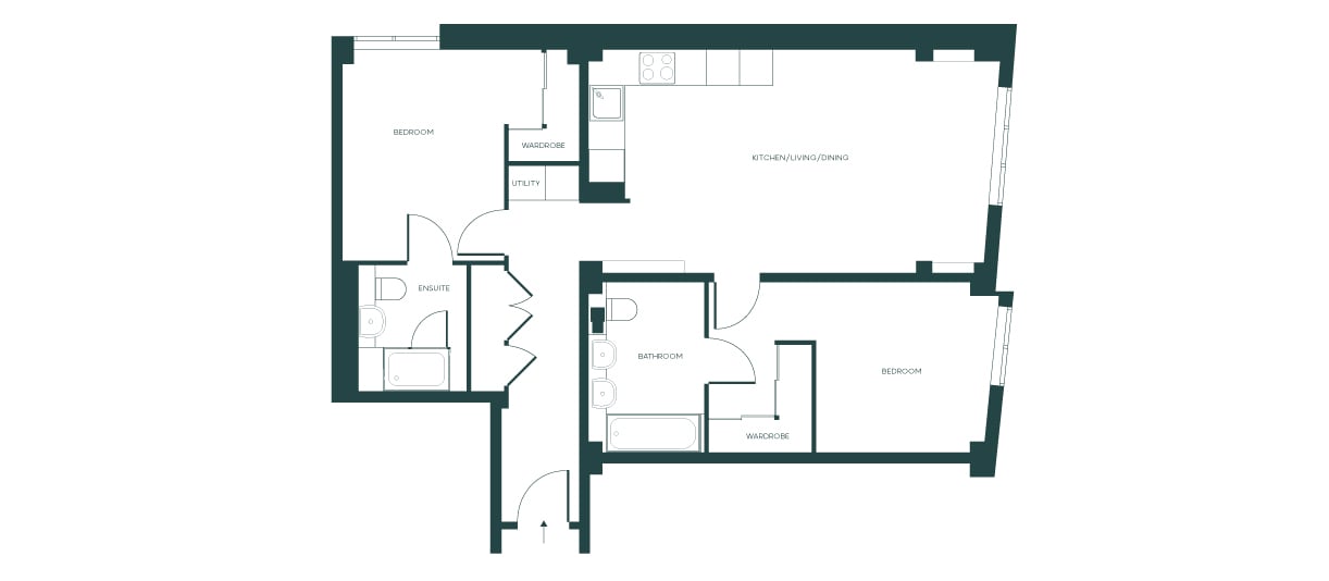 957, Croydon floorplan