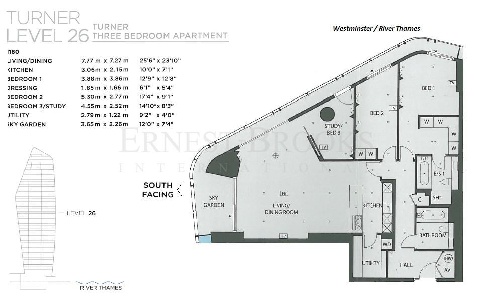 3 Bedrooms Flat for sale in One Blackfriars, 8 Blackfriars Rd SE1