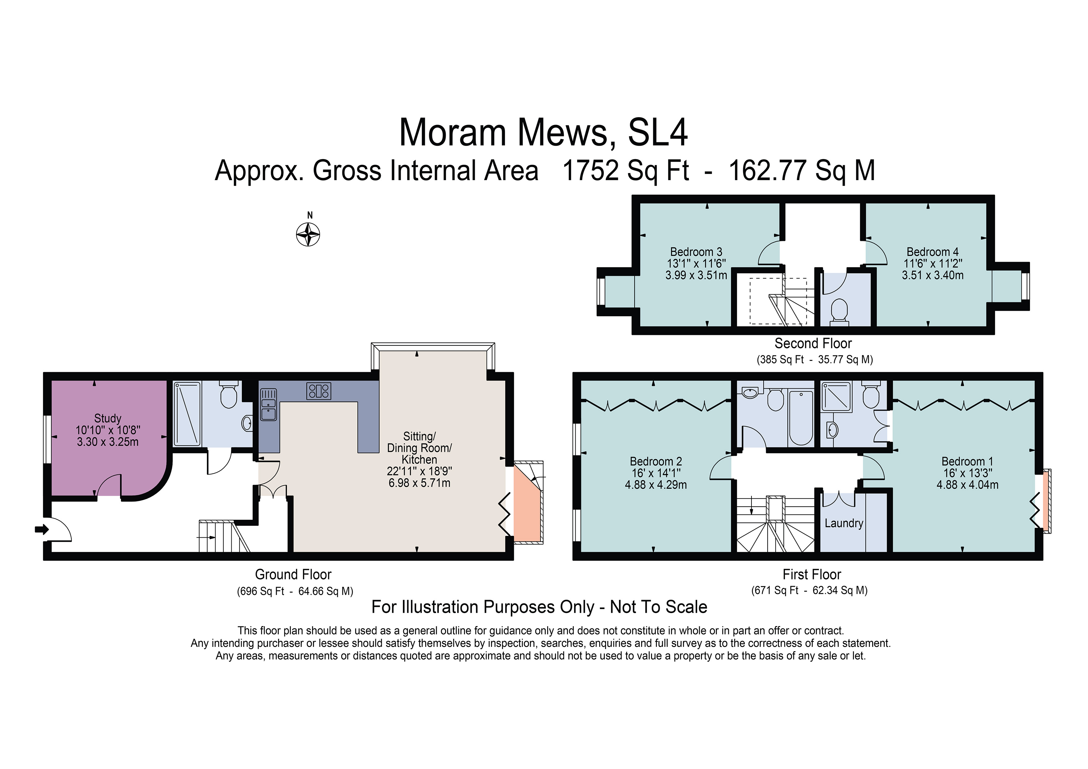 1 Moram Mews,, Datchet Road, Windsor floorplan