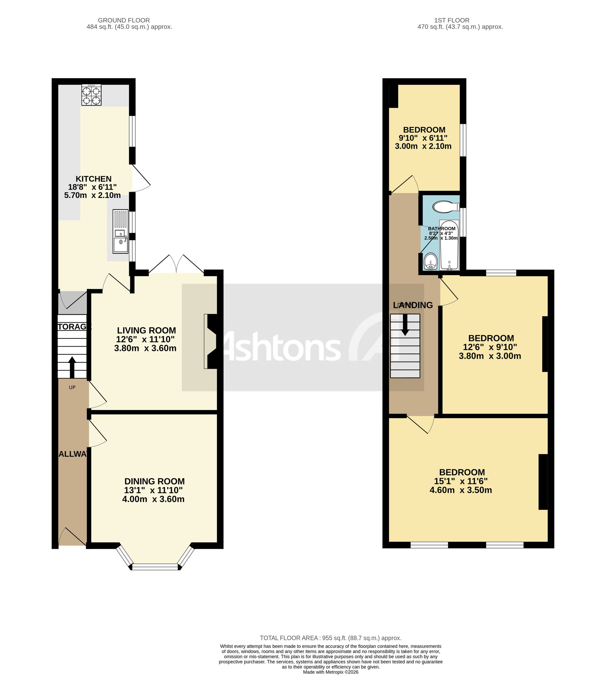 15 Crow Lane East, Newton-Le-Willows floorplan