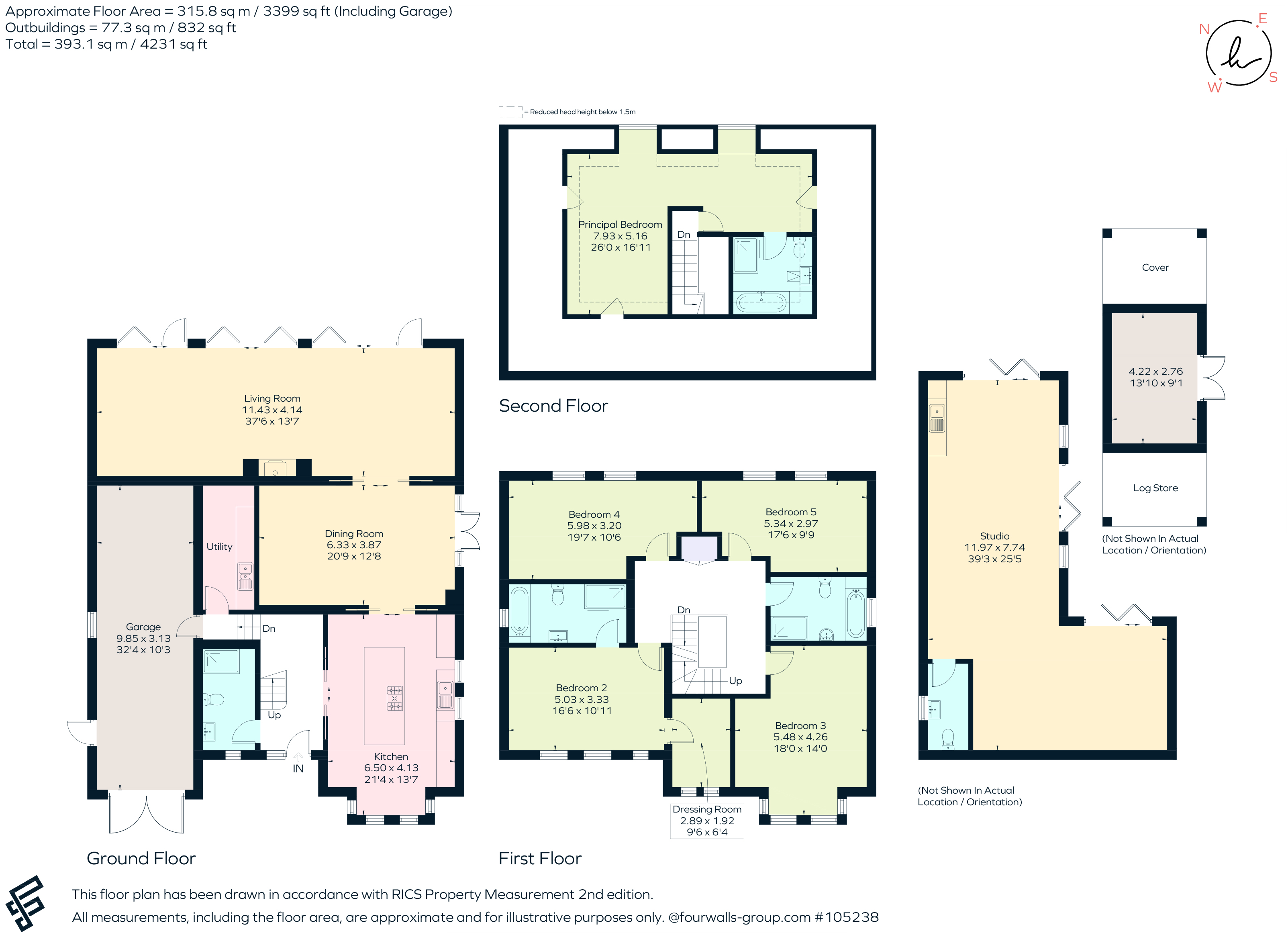 4, Falmer Road, Brighton floorplan