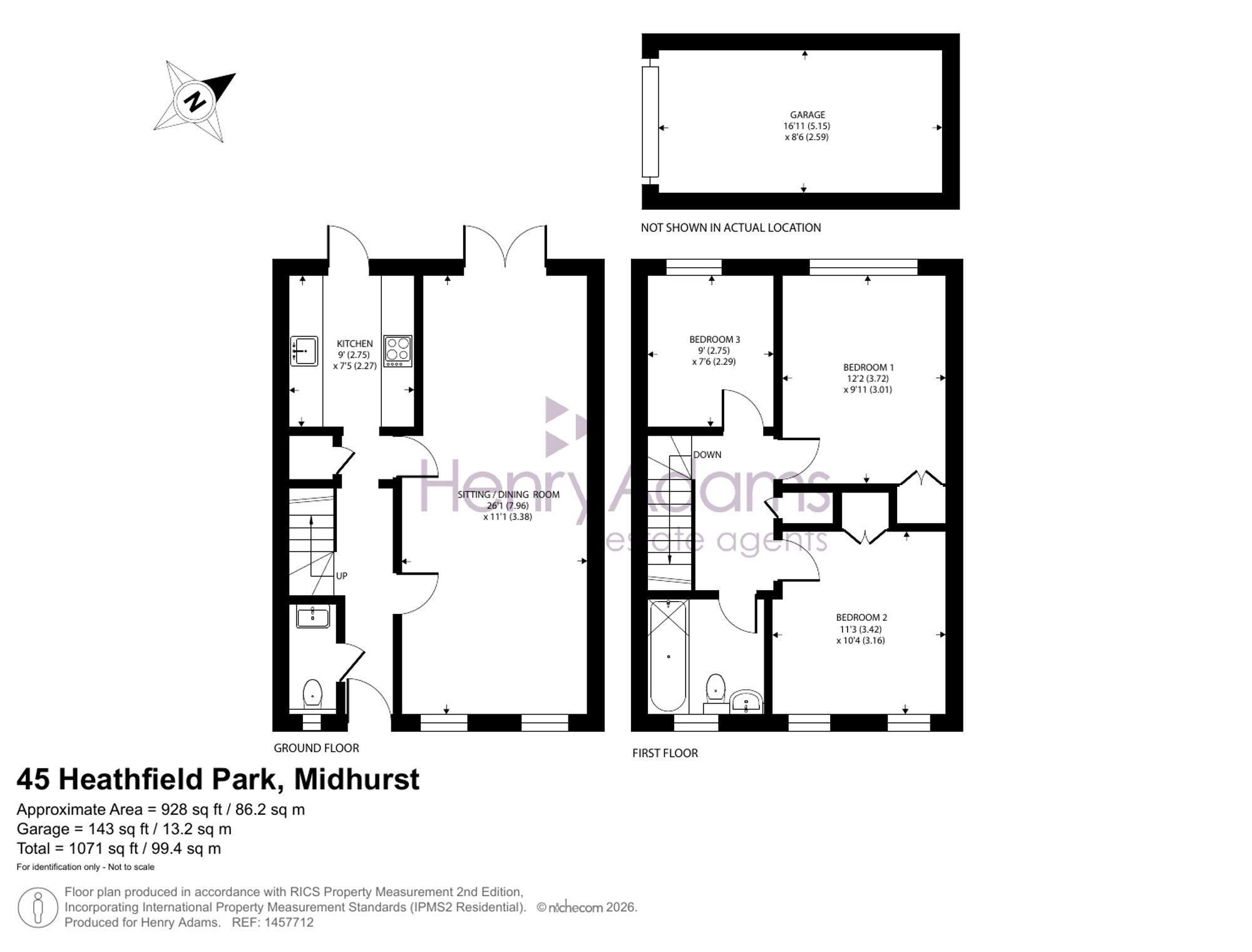 45 Heathfield Park, Midhurst floorplan