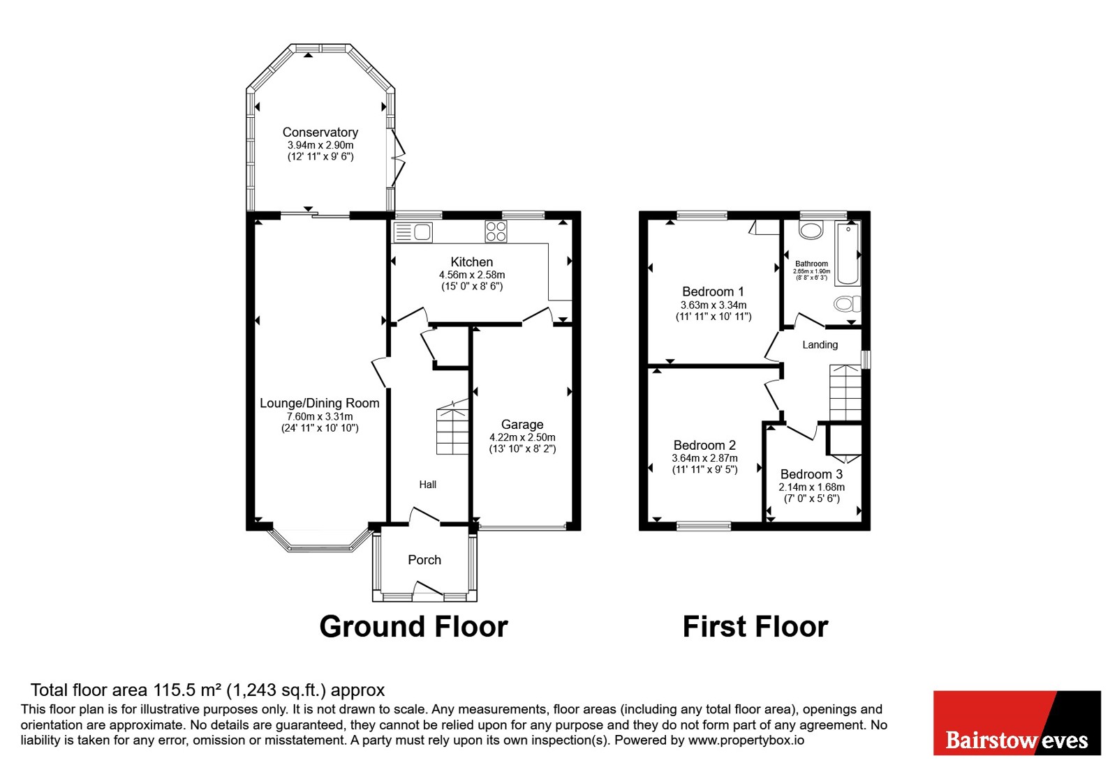 3, Beck Lane, Nottinghamshire floorplan