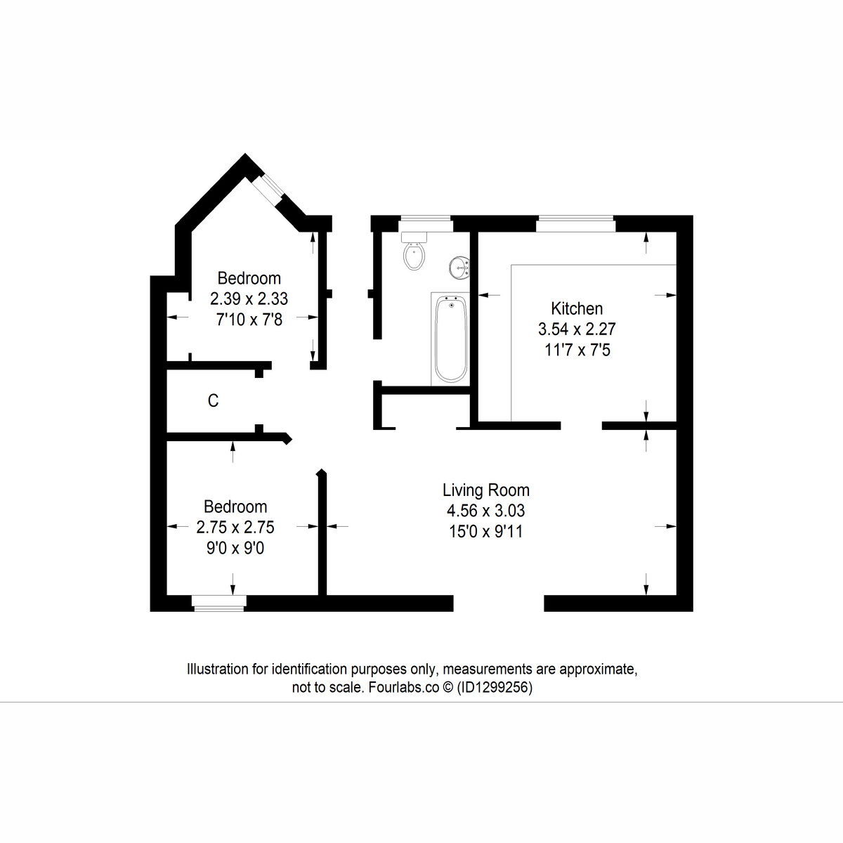 53 Cairn Court, Kinmylies Way, Inverness floorplan