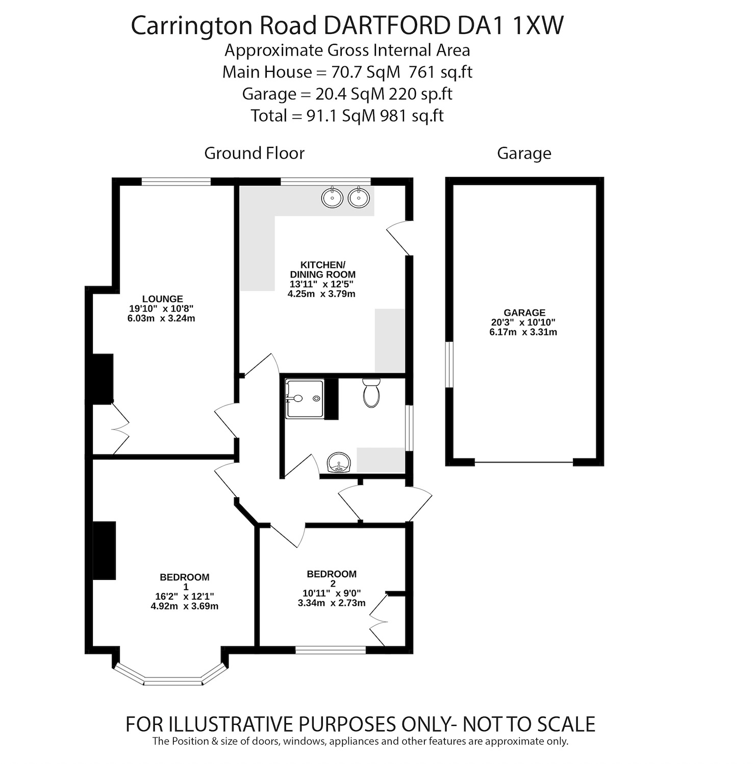 58 Carrington Road, Dartford, Kent floorplan