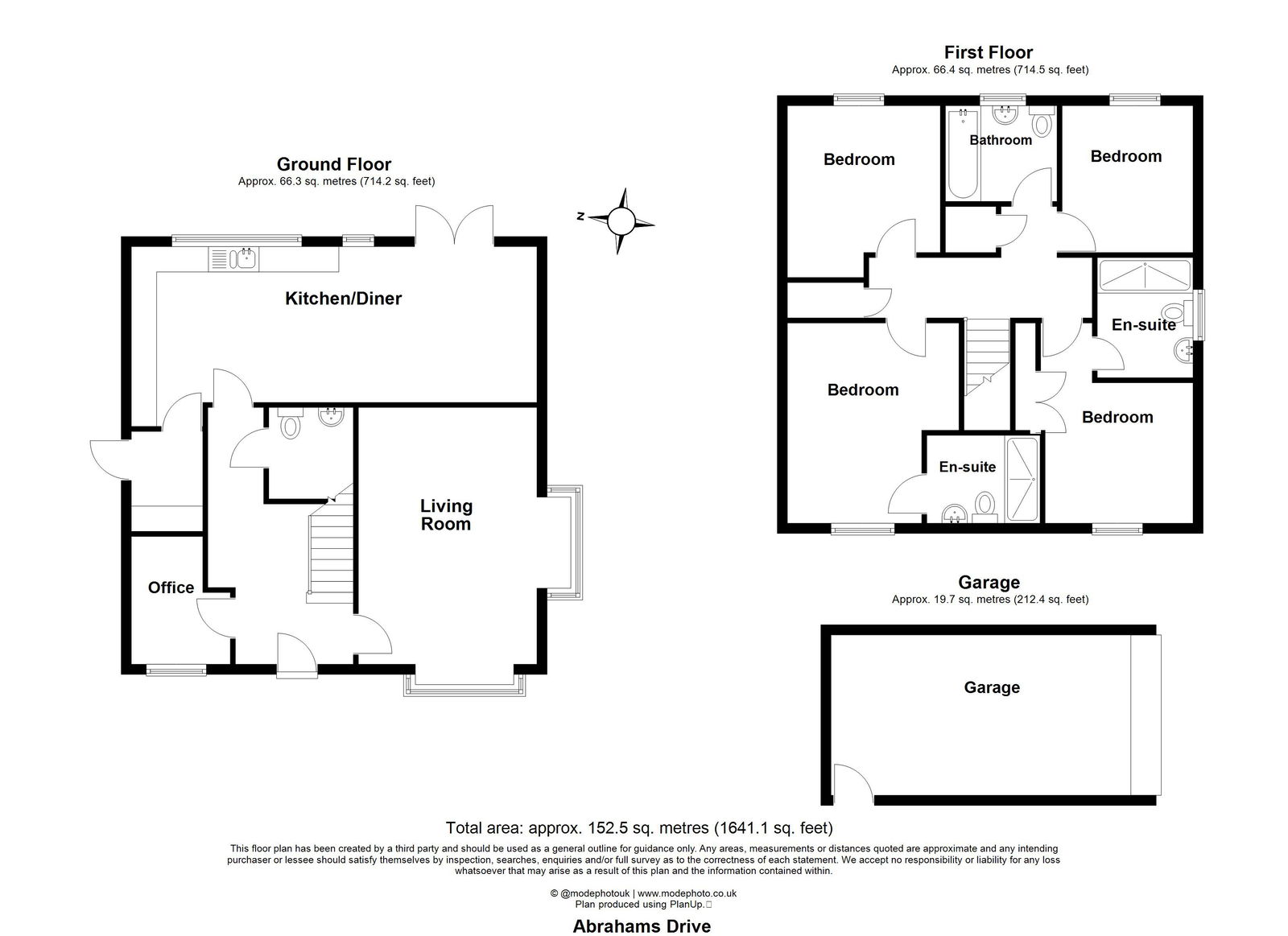 3, Abrahams Drive, Buntingford floorplan