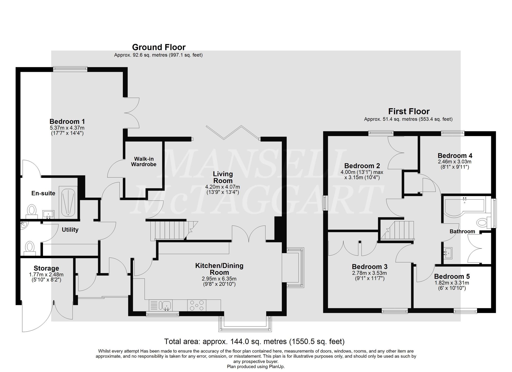8 Stuart Way, East Grinstead floorplan
