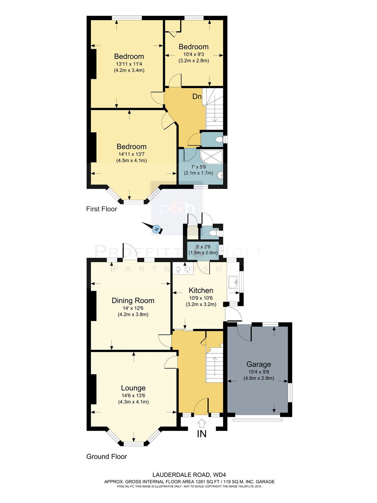 3 Bedrooms Semi-detached house for sale in Lauderdale Road, Hunton Bridge, Kings Langley WD4