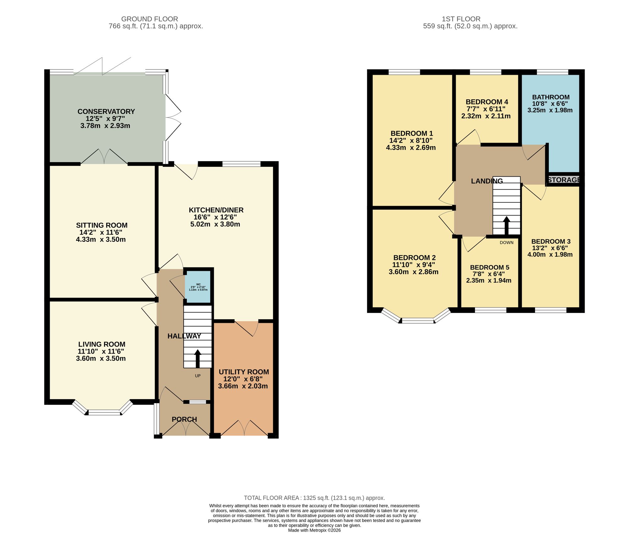 477 Bolton Road, Bury floorplan