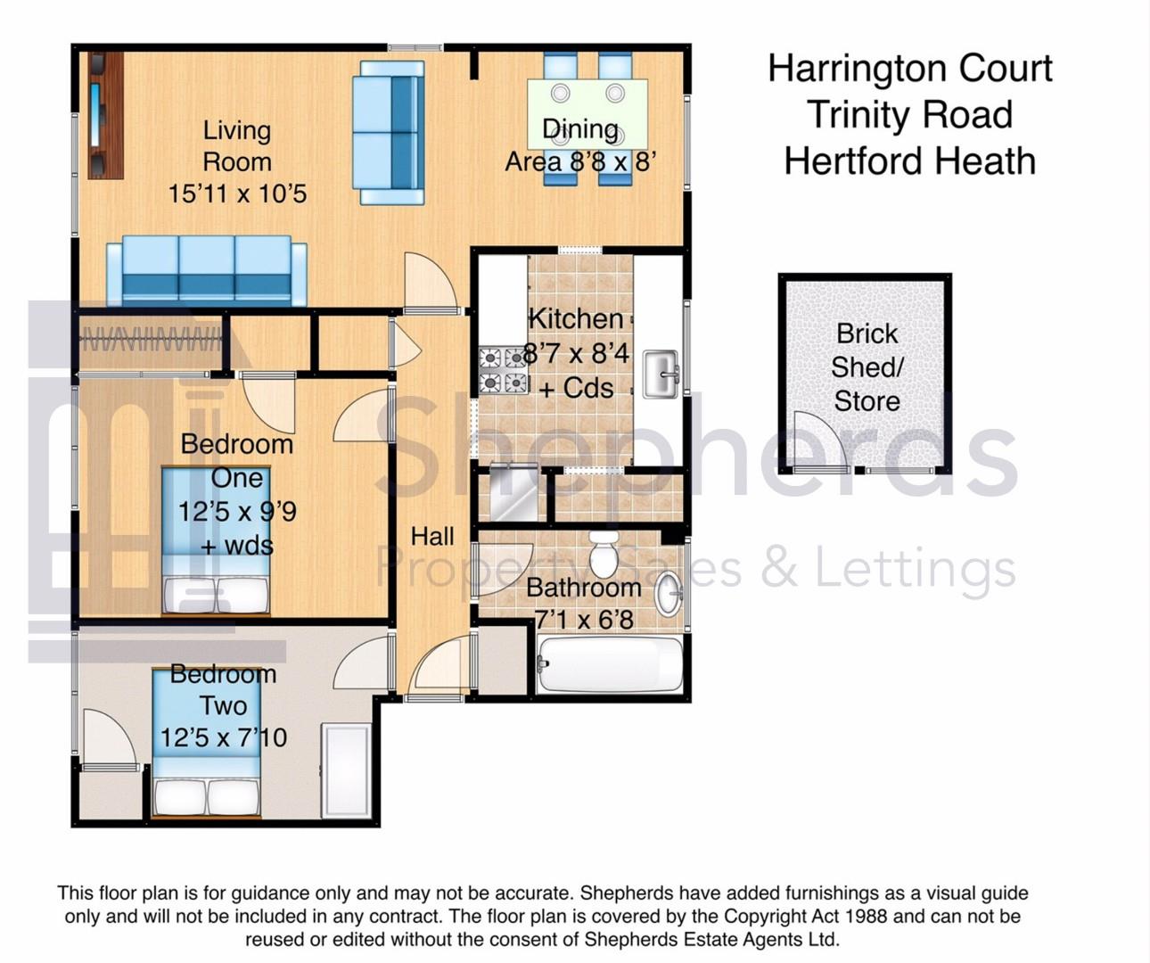 20, Harrington Court, Hertford Heath floorplan