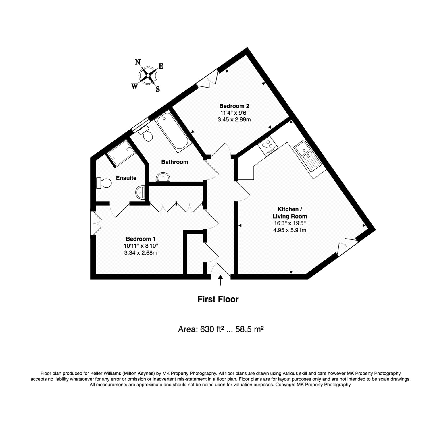 2 Bedrooms Flat for sale in Fonda Meadows, Oxley Park, Milton Keynes MK4