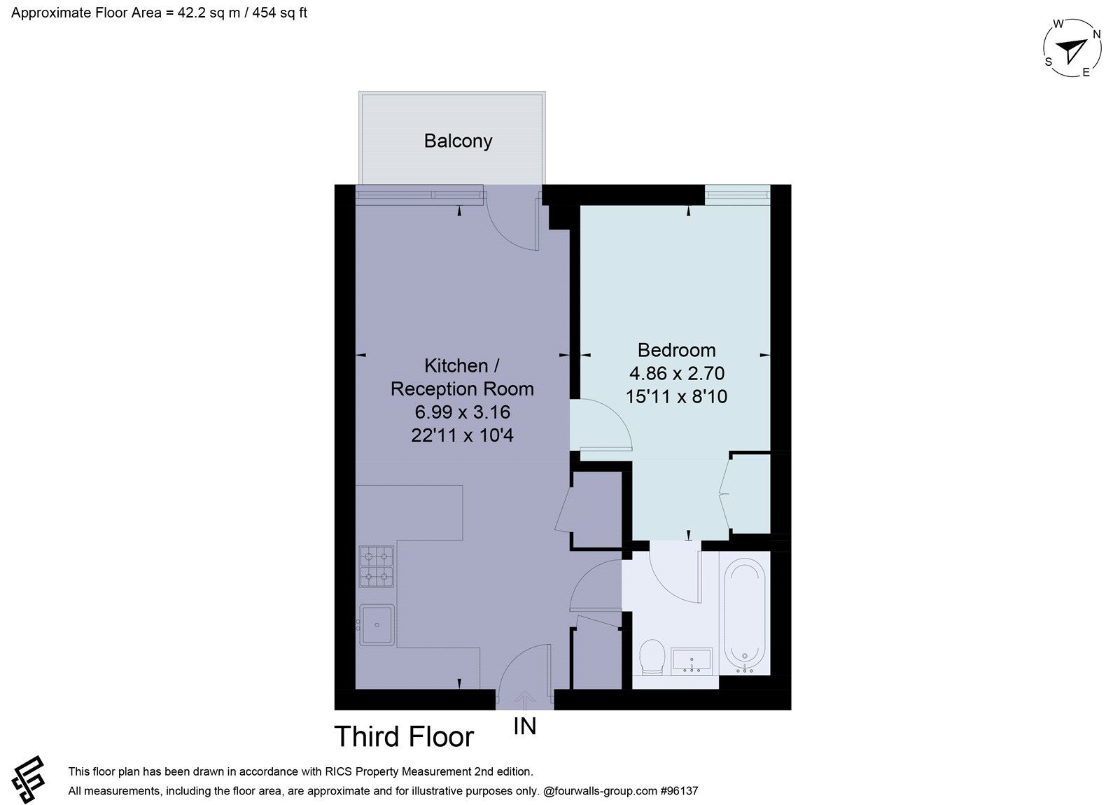 Apartment 311,, Local Crescent, 4 Hulme Street floorplan