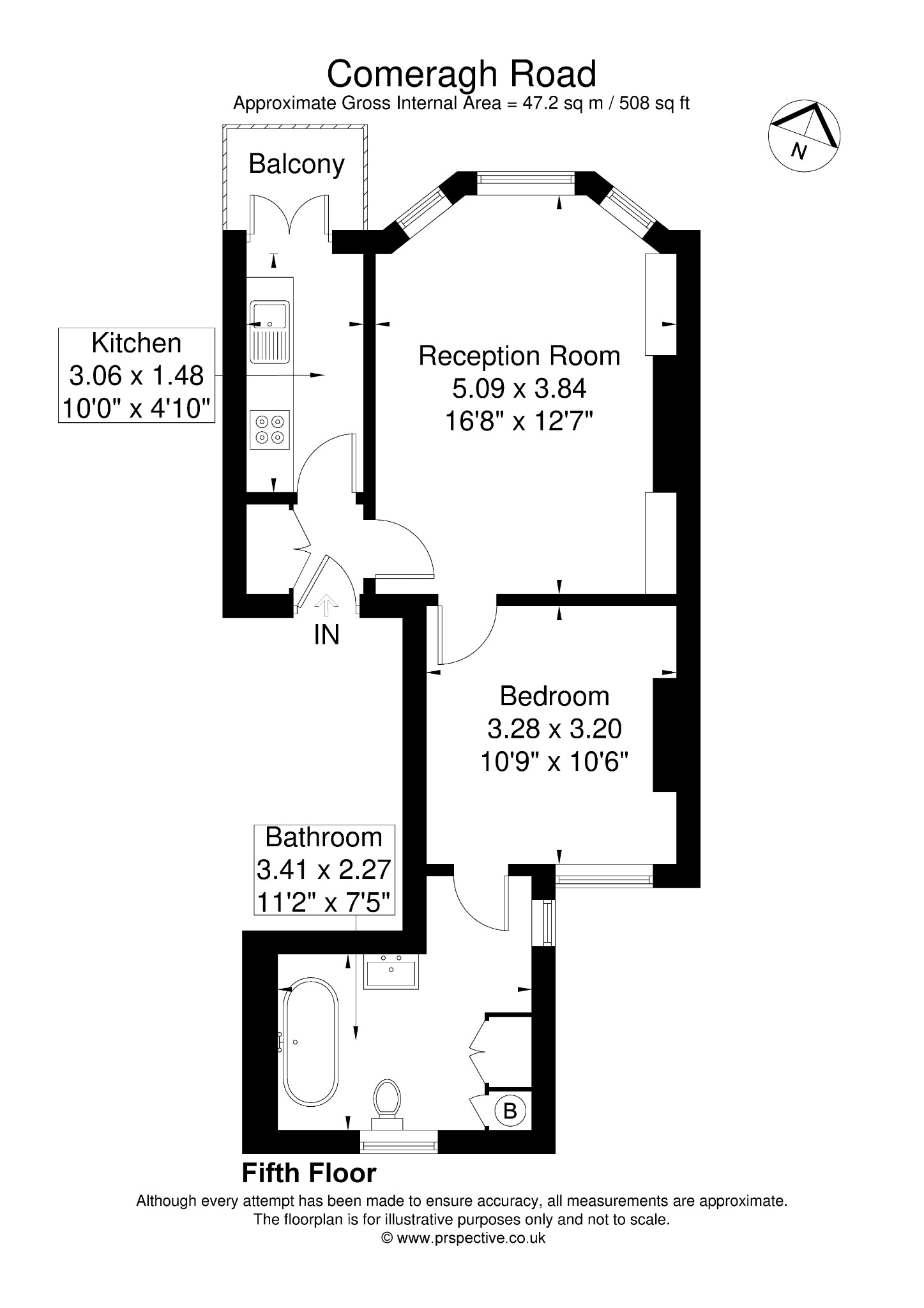 Comeragh Road, London floorplan
