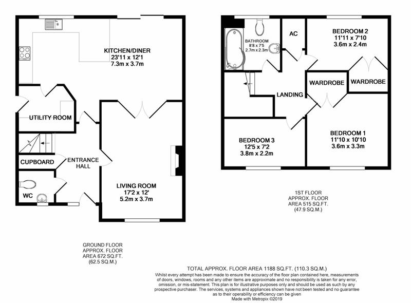 3 Bedrooms Semi-detached house to rent in Captains Field, Llanfrynach, Brecon LD3