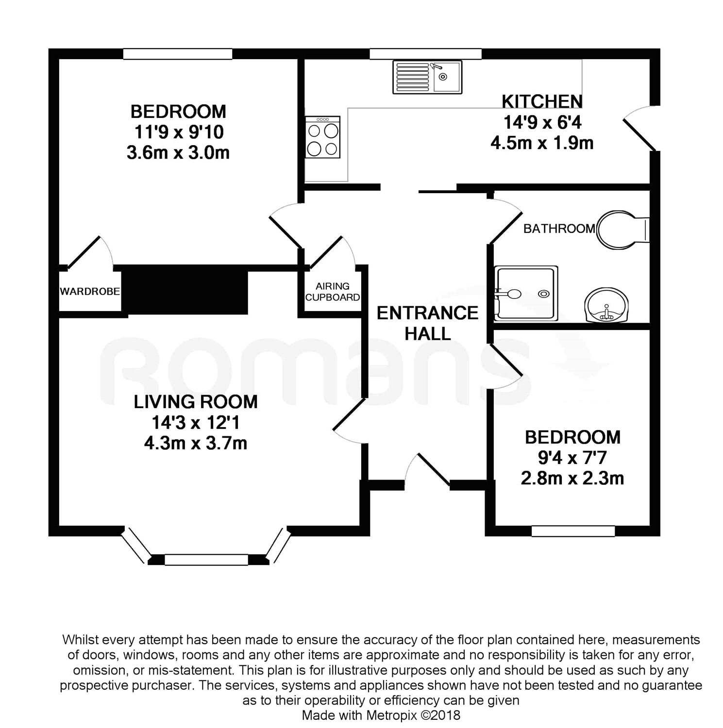 2 Bedrooms Semi-detached bungalow for sale in Stilwell Close, Yateley, Hampshire GU46