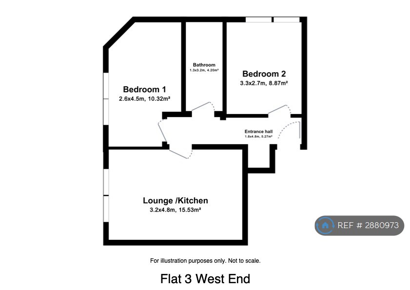 Flat, West End Fishburn, Stockton-On-Tees floorplan