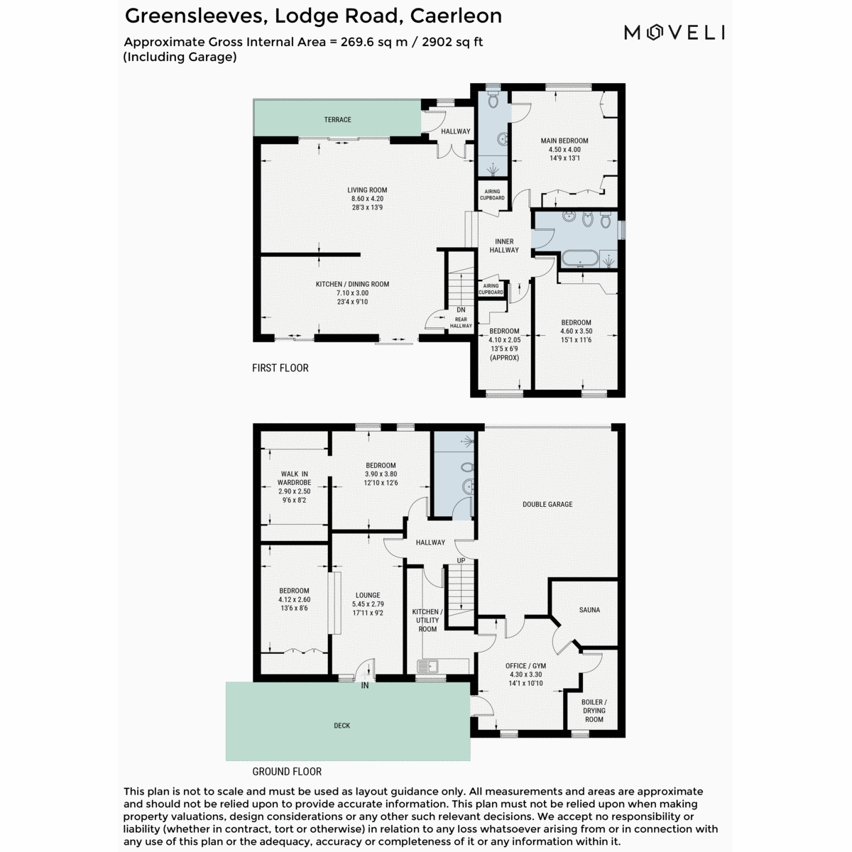 Greensleeves, Lodge Road, Newport floorplan