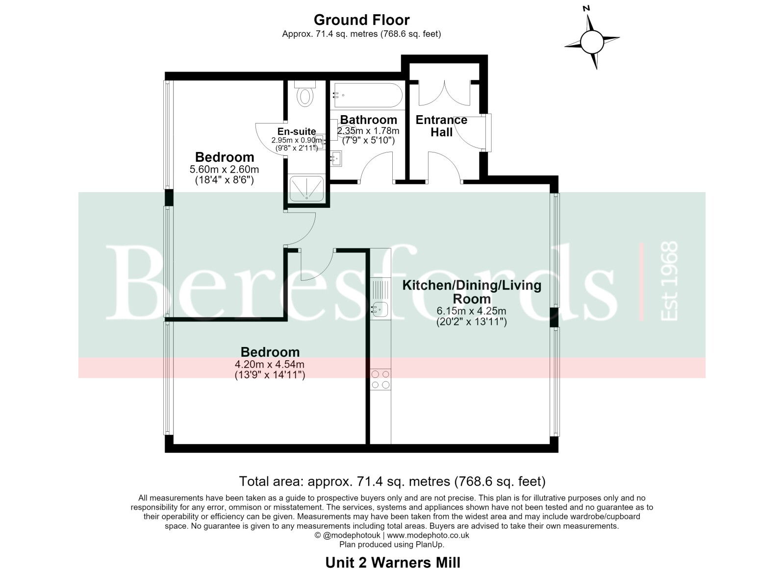 Unit 2 Warners Mill,, Warners Mill, Silks Way, Essex floorplan
