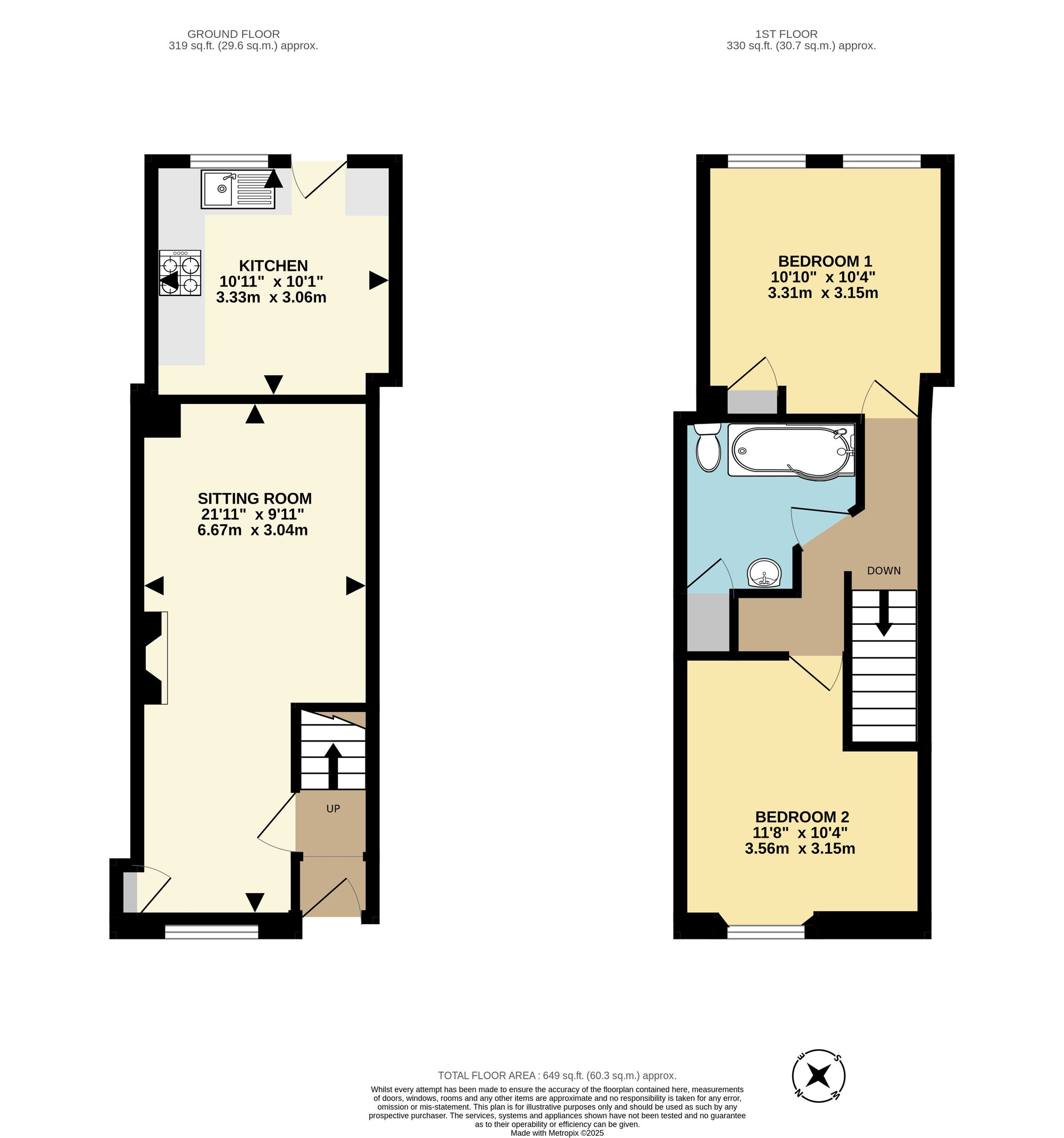3 Princes Street, Torquay floorplan