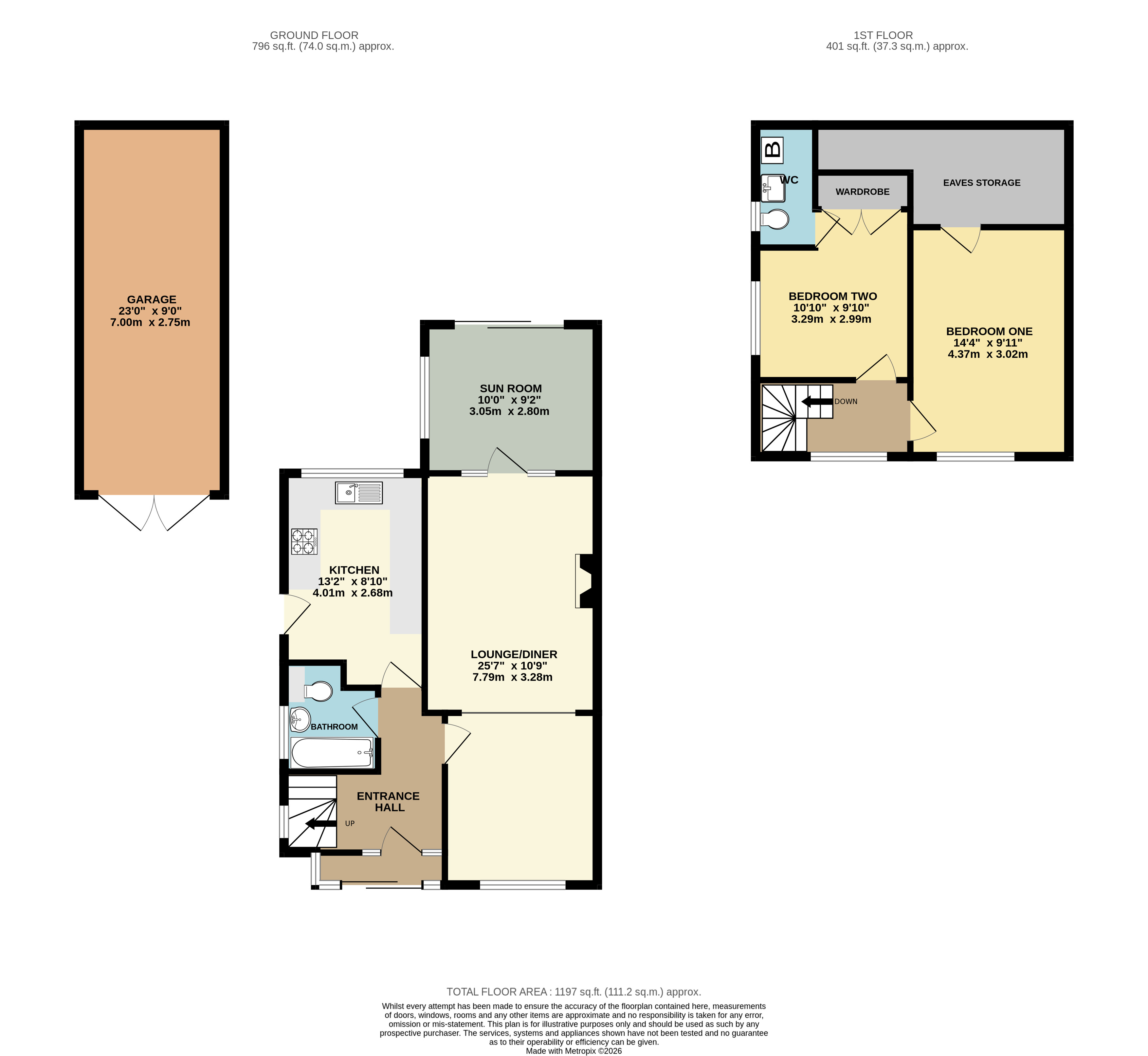 76, Clover Road, Altrincham floorplan