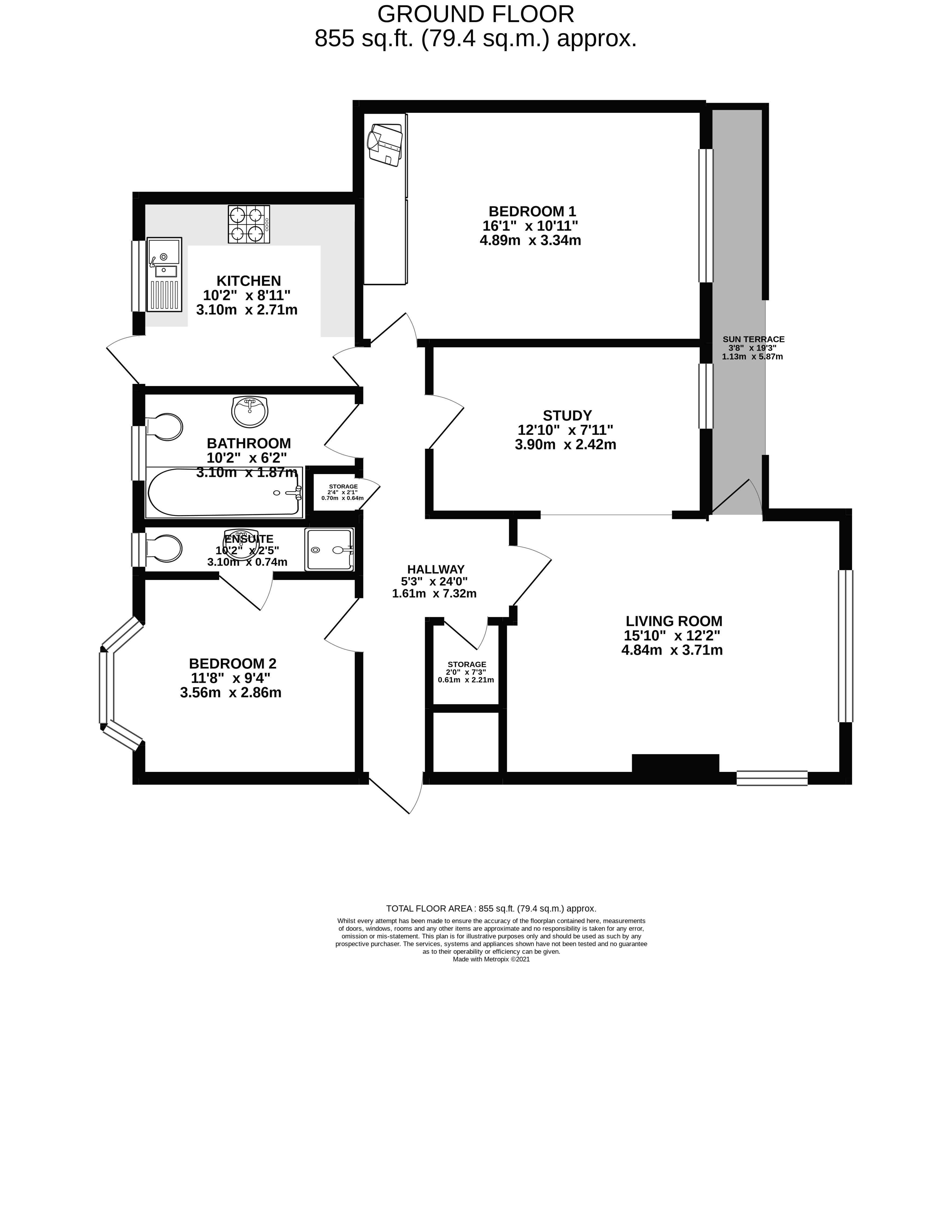 29, The Glen, Northwood floorplan